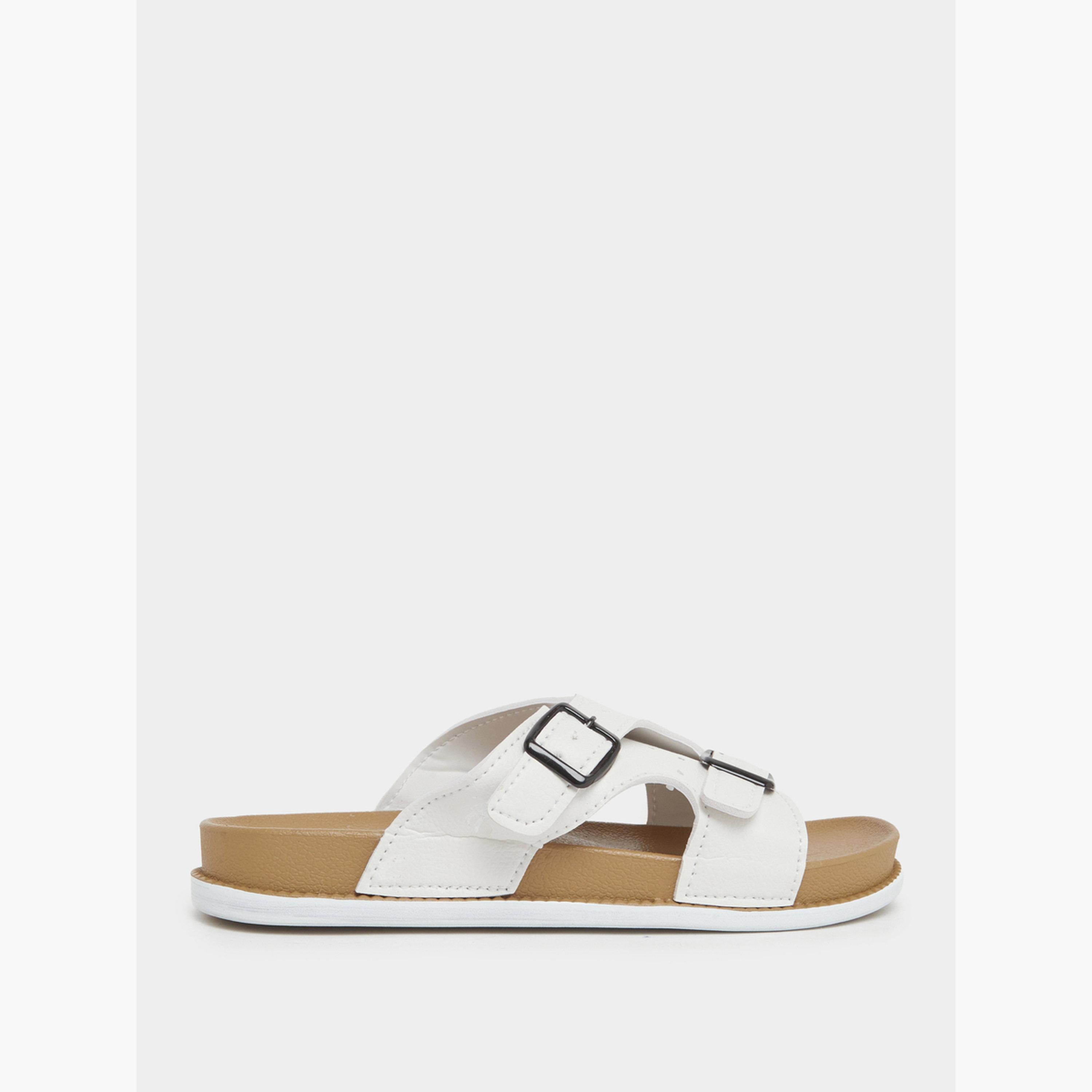 شبشب رجالي أبيض بمشبك-men-shoes-sandals-image-2