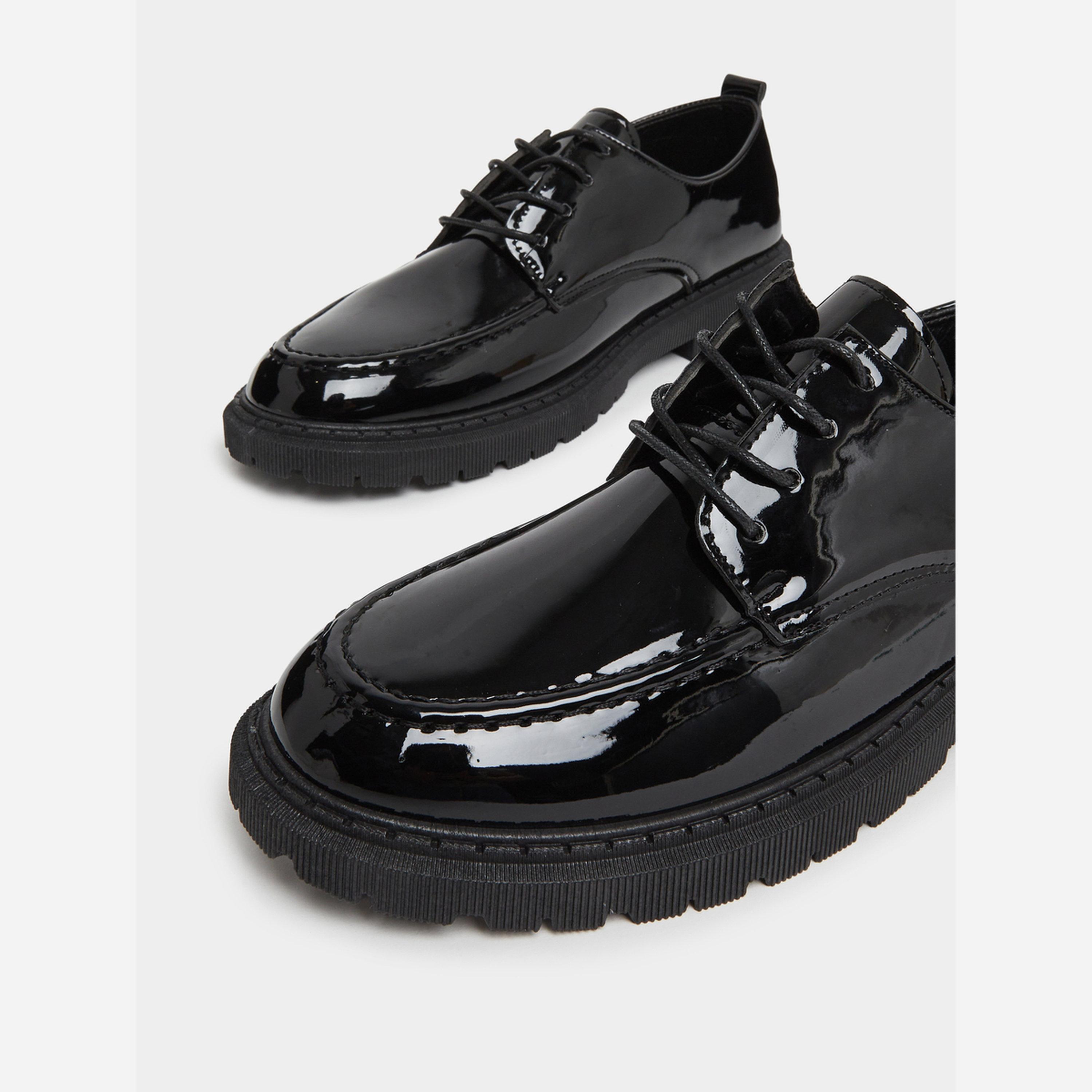 ستايلي - أحذية أكسفورد رسمية للرجال من الجلد لون أسود اللامع-men-shoes-loafersandmoccasins-image-4