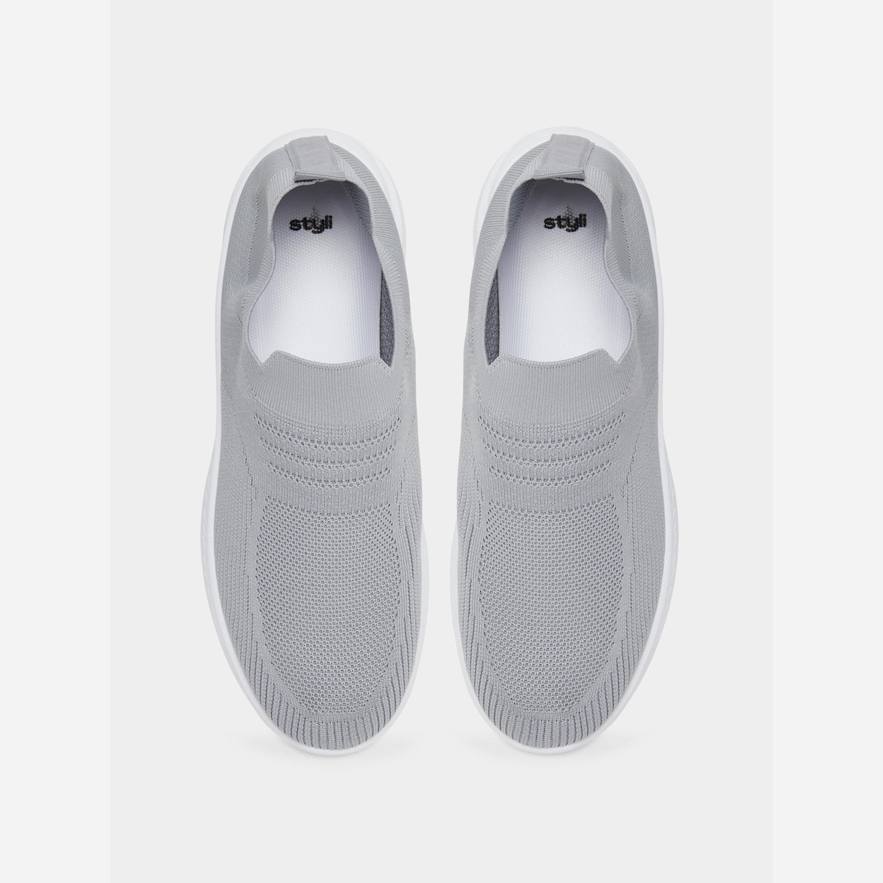 Styli Light Weight Mesh Slip-on Shoes-men-shoes-sports-image-3
