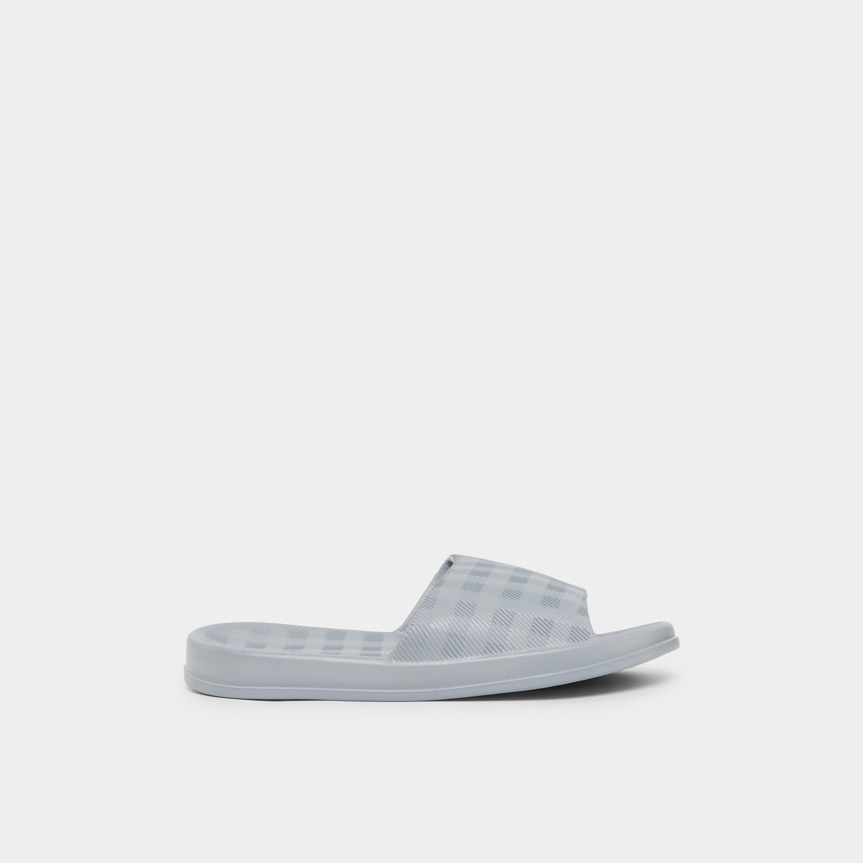 Styli Checked Slip-On Slides-men-shoes-flipflopsandslides-image-2