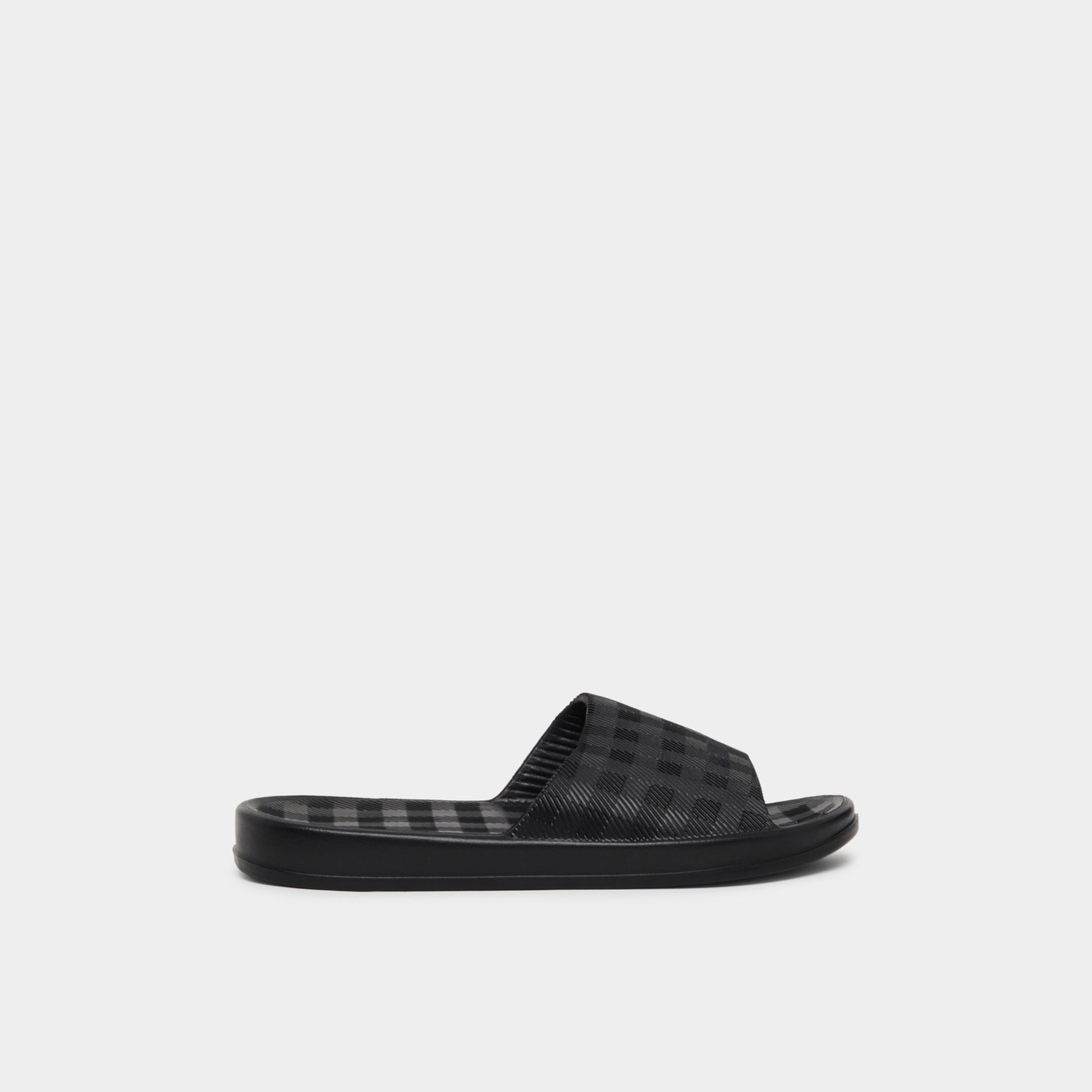ستايلي - شبشب سهل الارتداء نقشة مربعات-men-shoes-flipflopsandslides-image-2