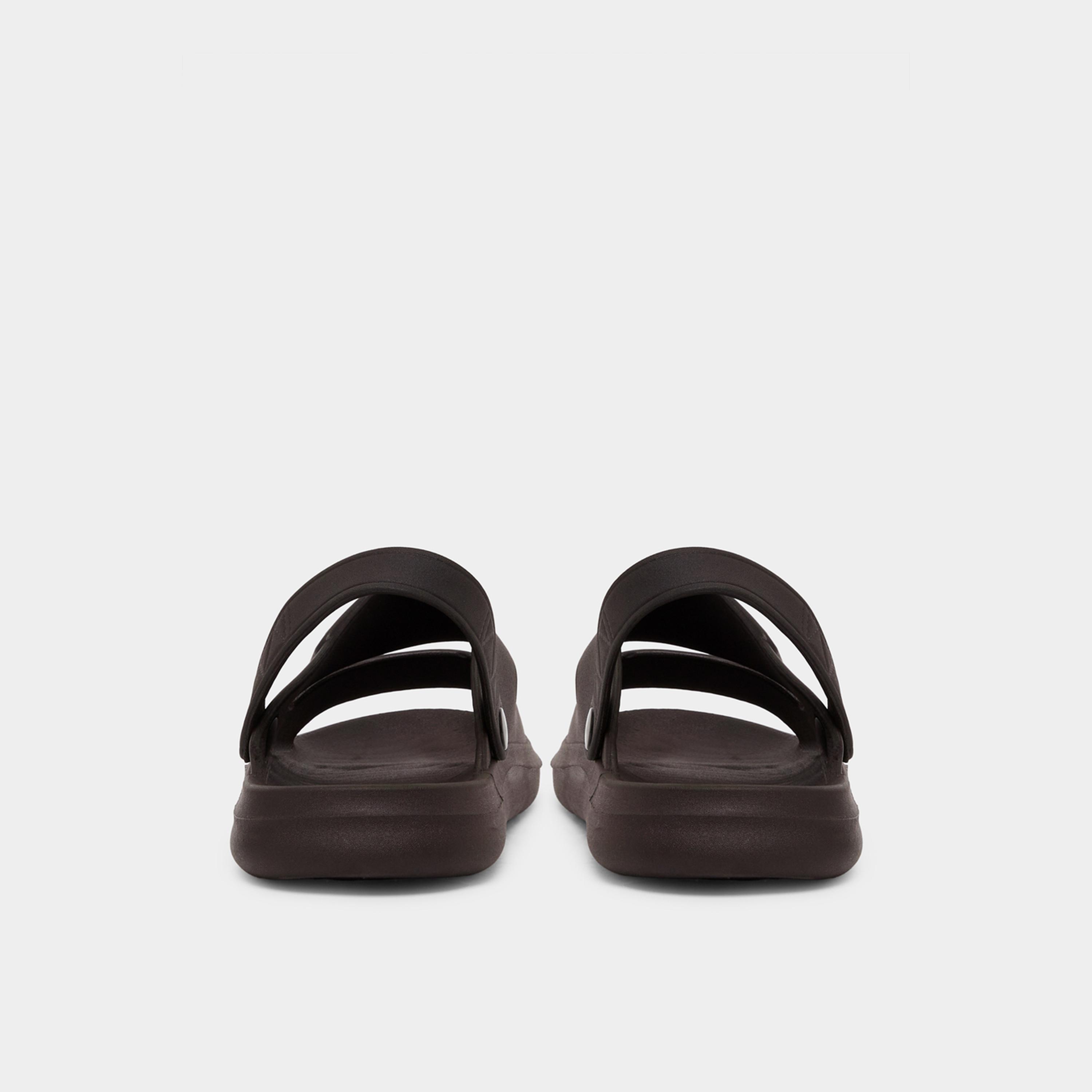Styli Plain Dual Strap Sandals with Back Strap-men-shoes-sandals-image-6