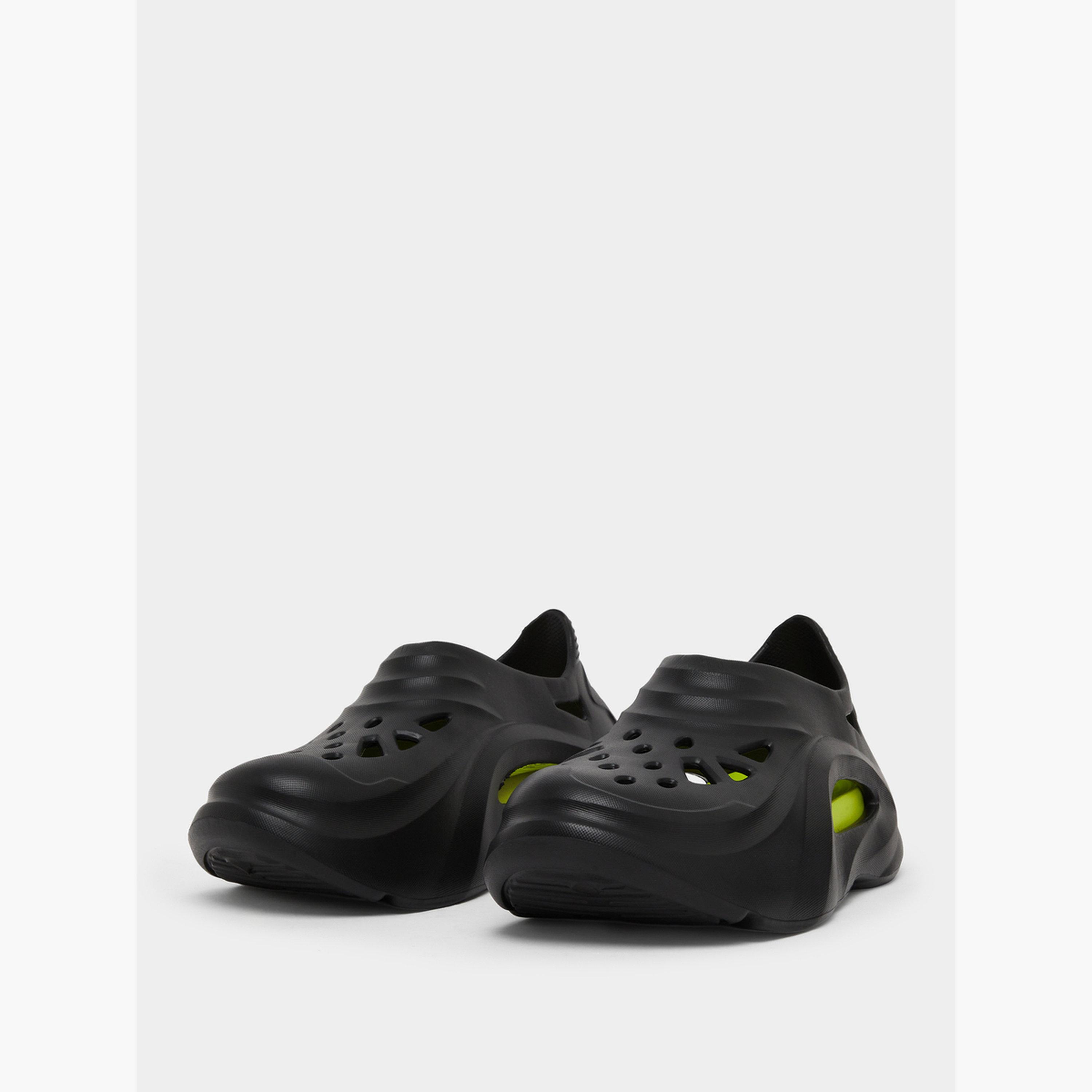 Styli Plain Slip-On Cut Out Clogs-men-shoes-sandals-image-1