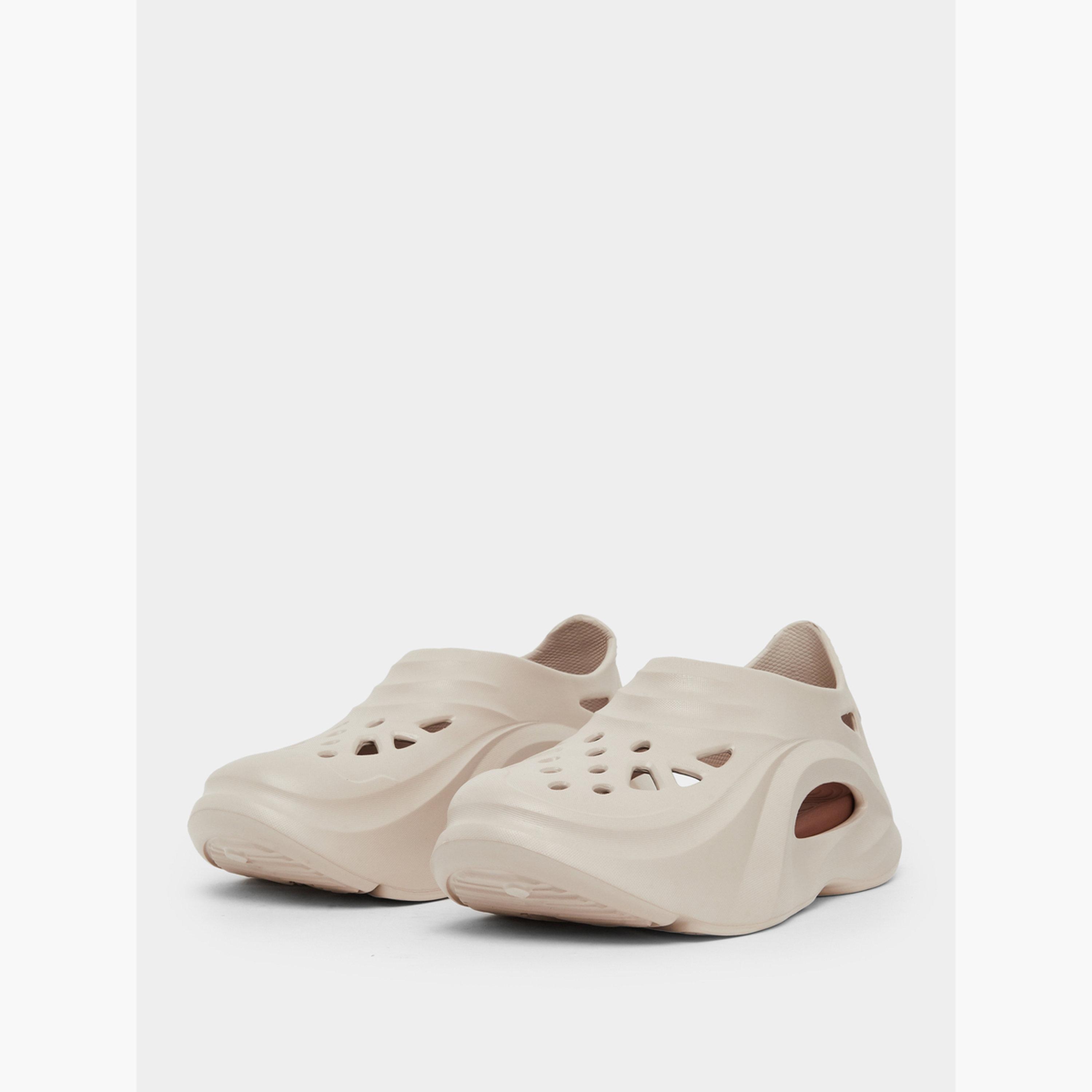 Styli Plain Slip-On Cut Out Clogs-men-shoes-sandals-image-1