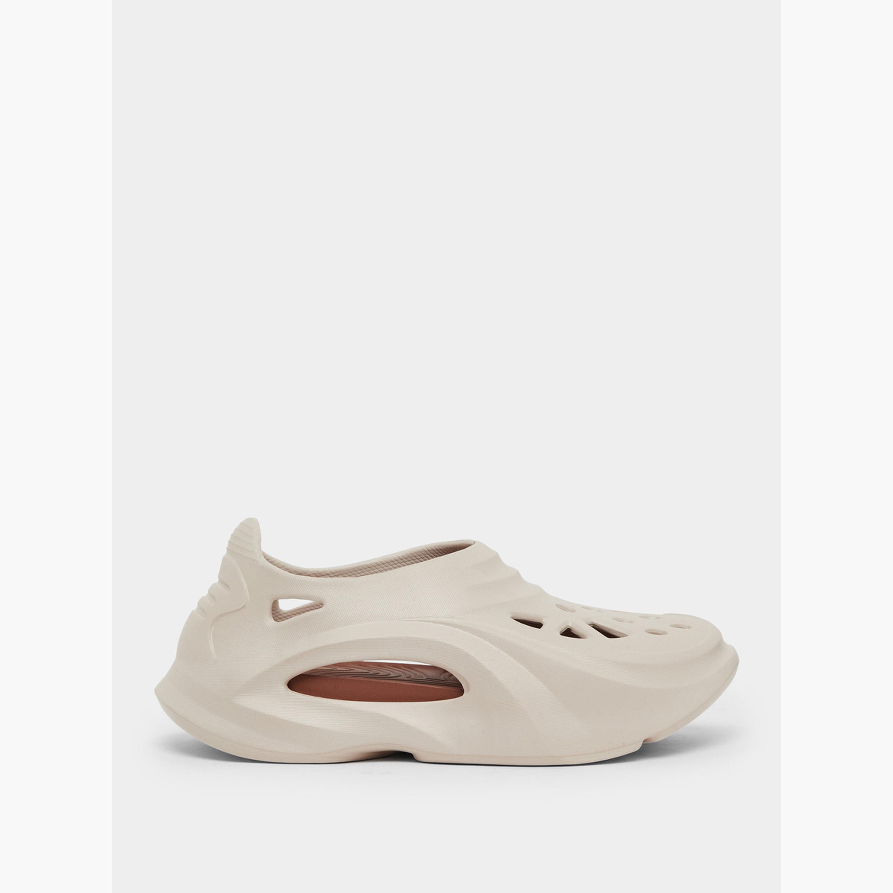 Styli Plain Slip-On Cut Out Clogs-men-shoes-sandals-image-2