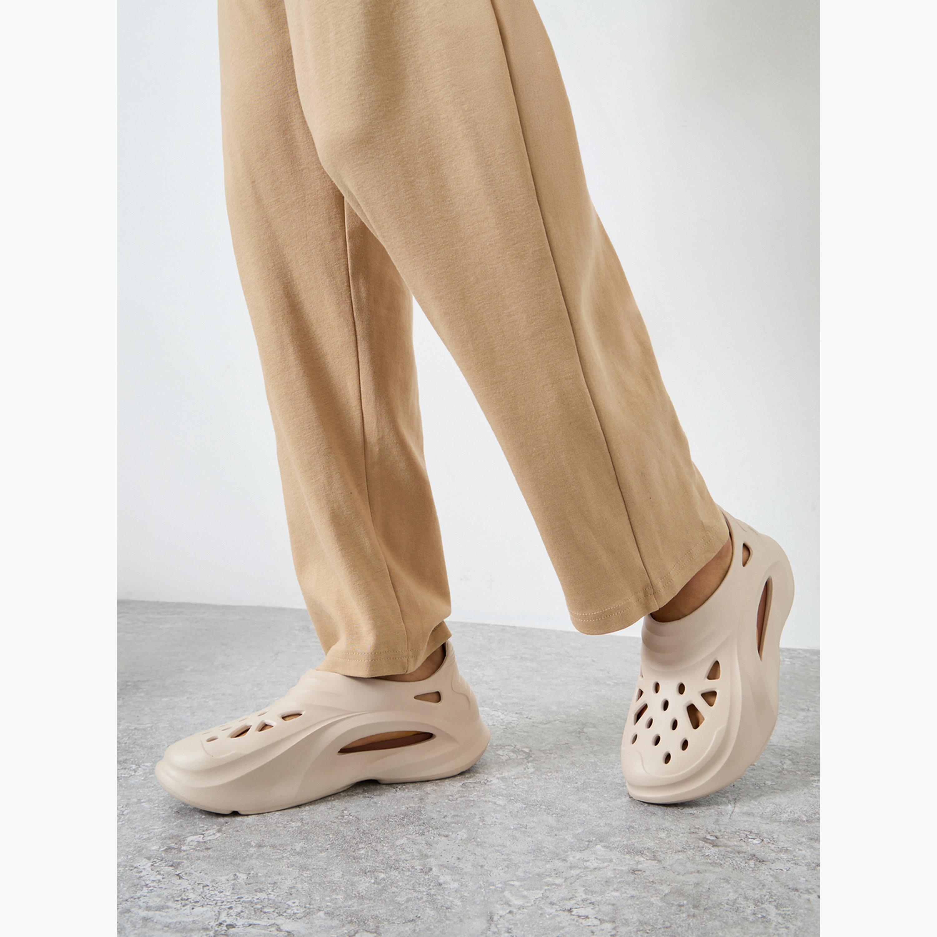 Styli Plain Slip-On Cut Out Clogs-men-shoes-sandals-image-3