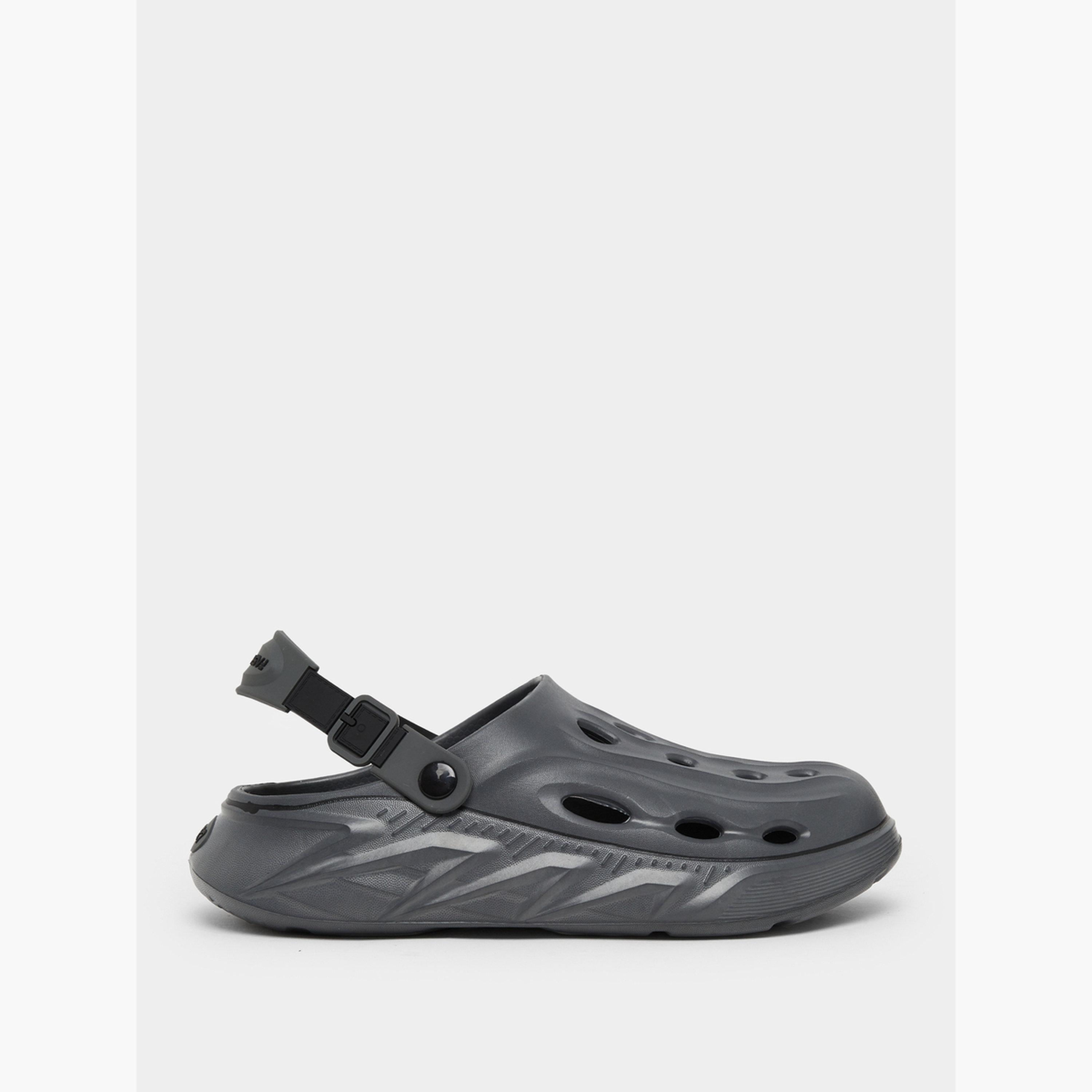 Styli Plain Slip-On Clogs-men-shoes-sandals-image-2