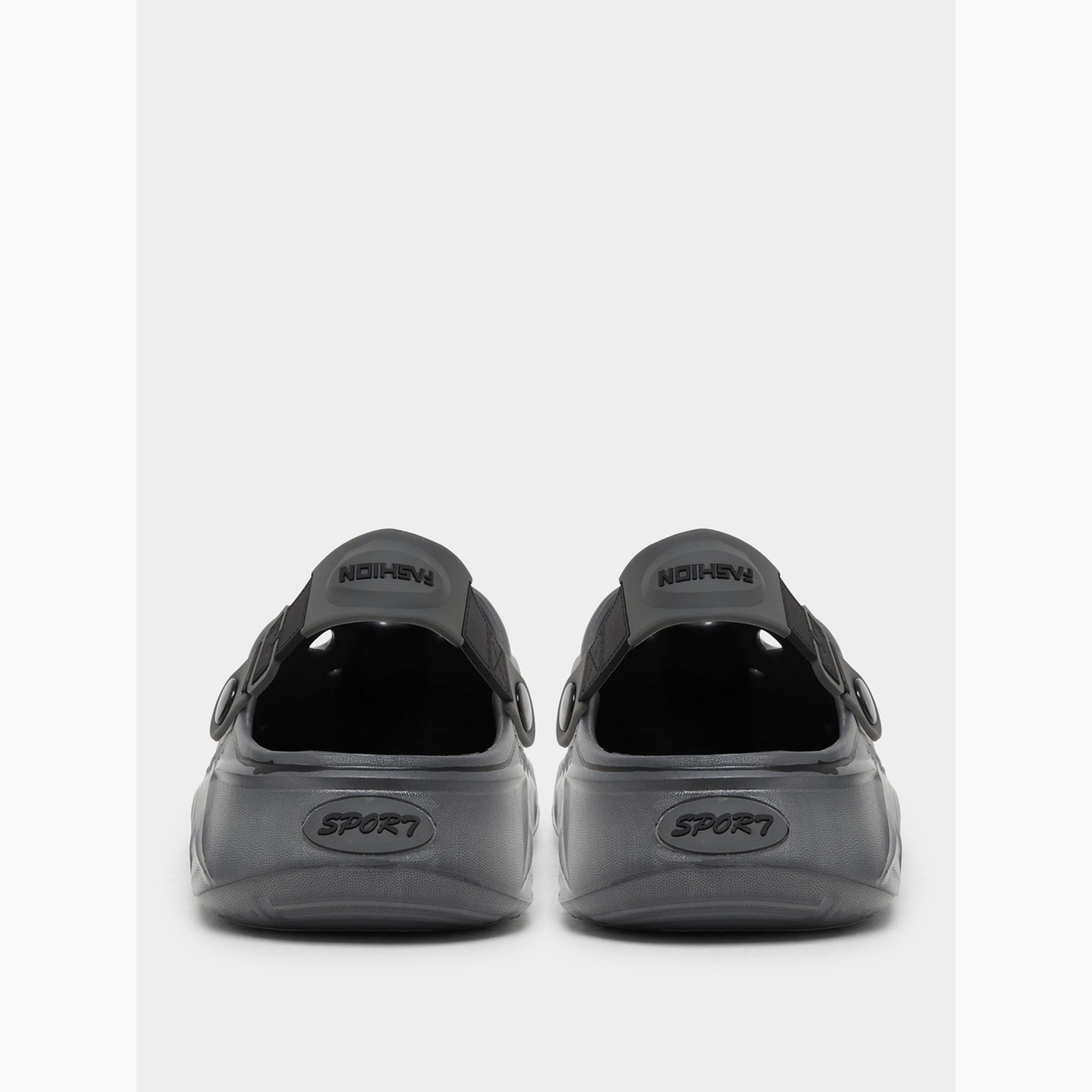 Styli Plain Slip-On Clogs-men-shoes-sandals-image-4