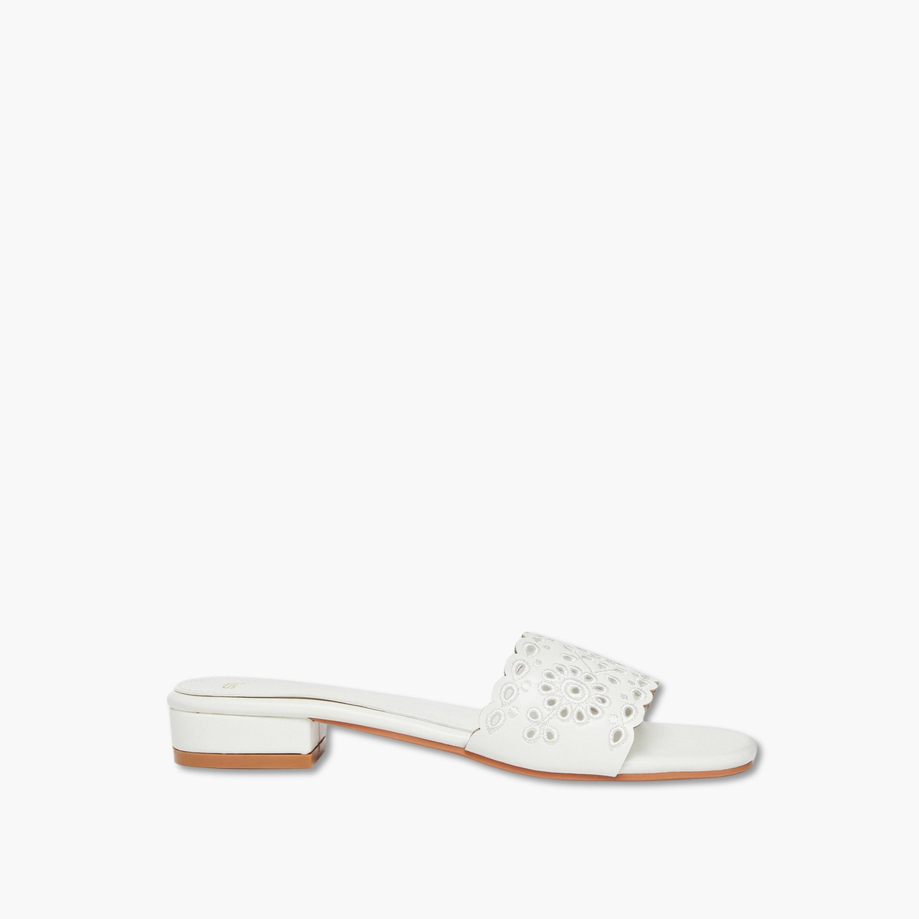 Styli Embroidered Strap Open Toe Sandals-women-shoes-sandals-heeled-image-2