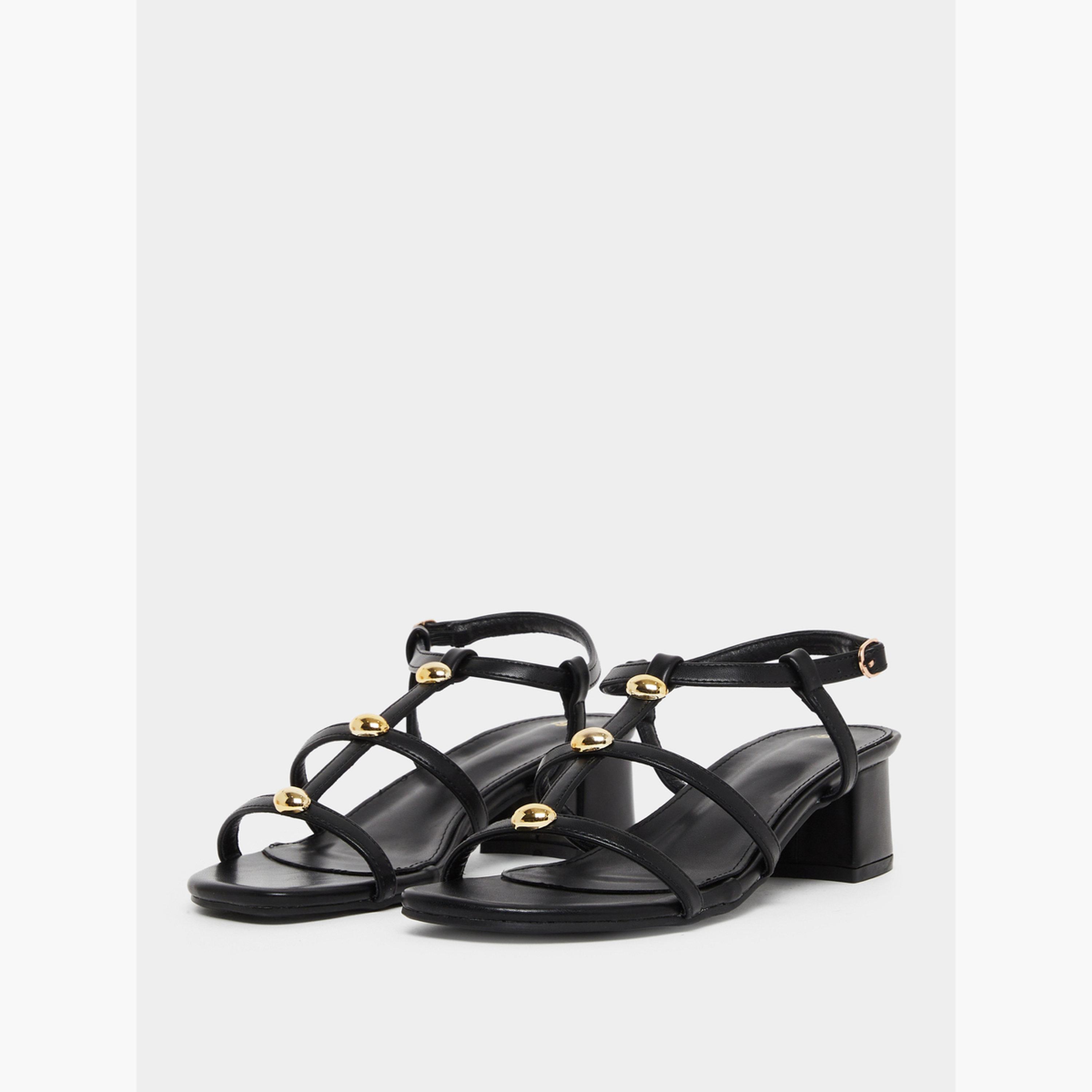صندل بسيور وتفاصيل معدنية-women-shoes-sandals-heeled-image-1