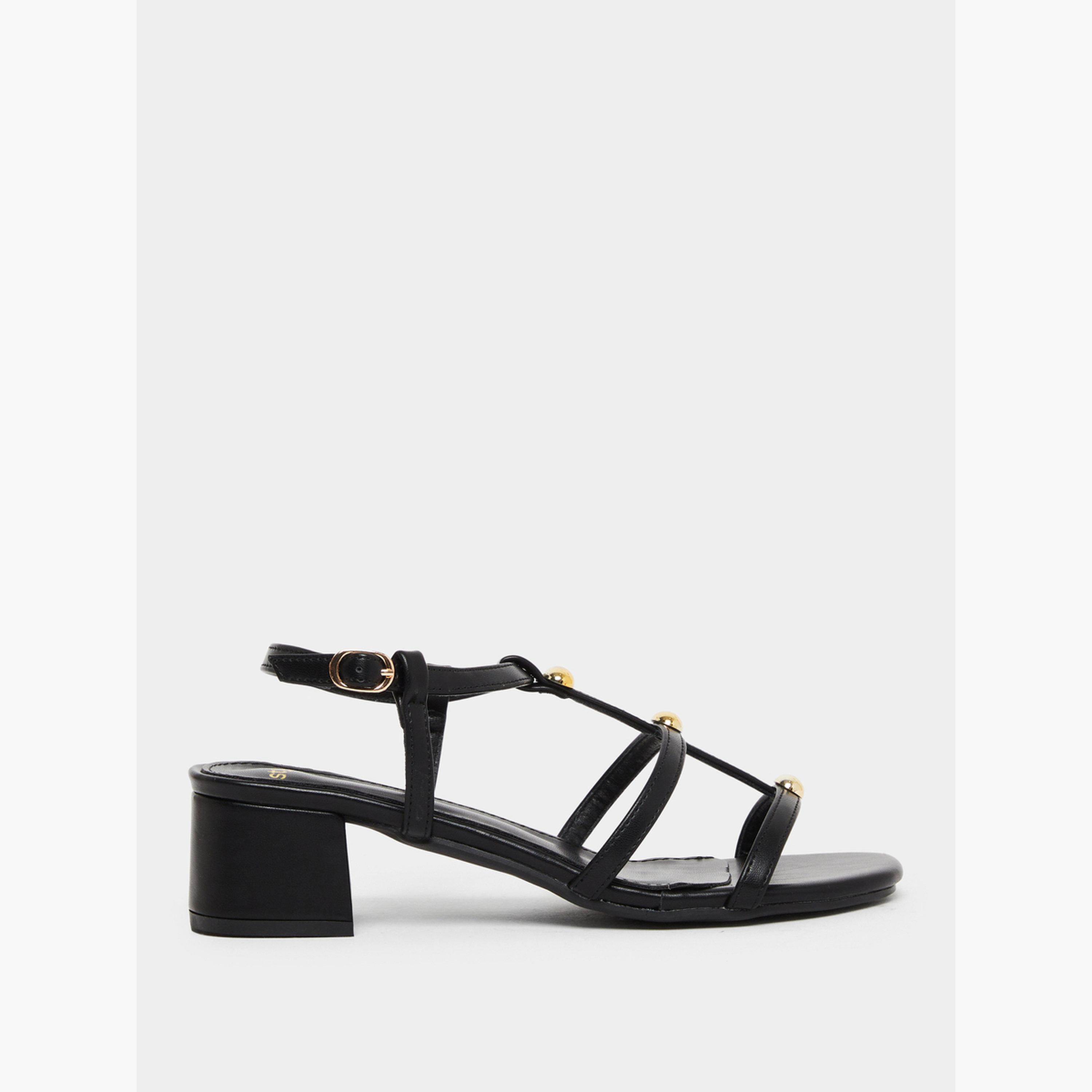 صندل بسيور وتفاصيل معدنية-women-shoes-sandals-heeled-image-2