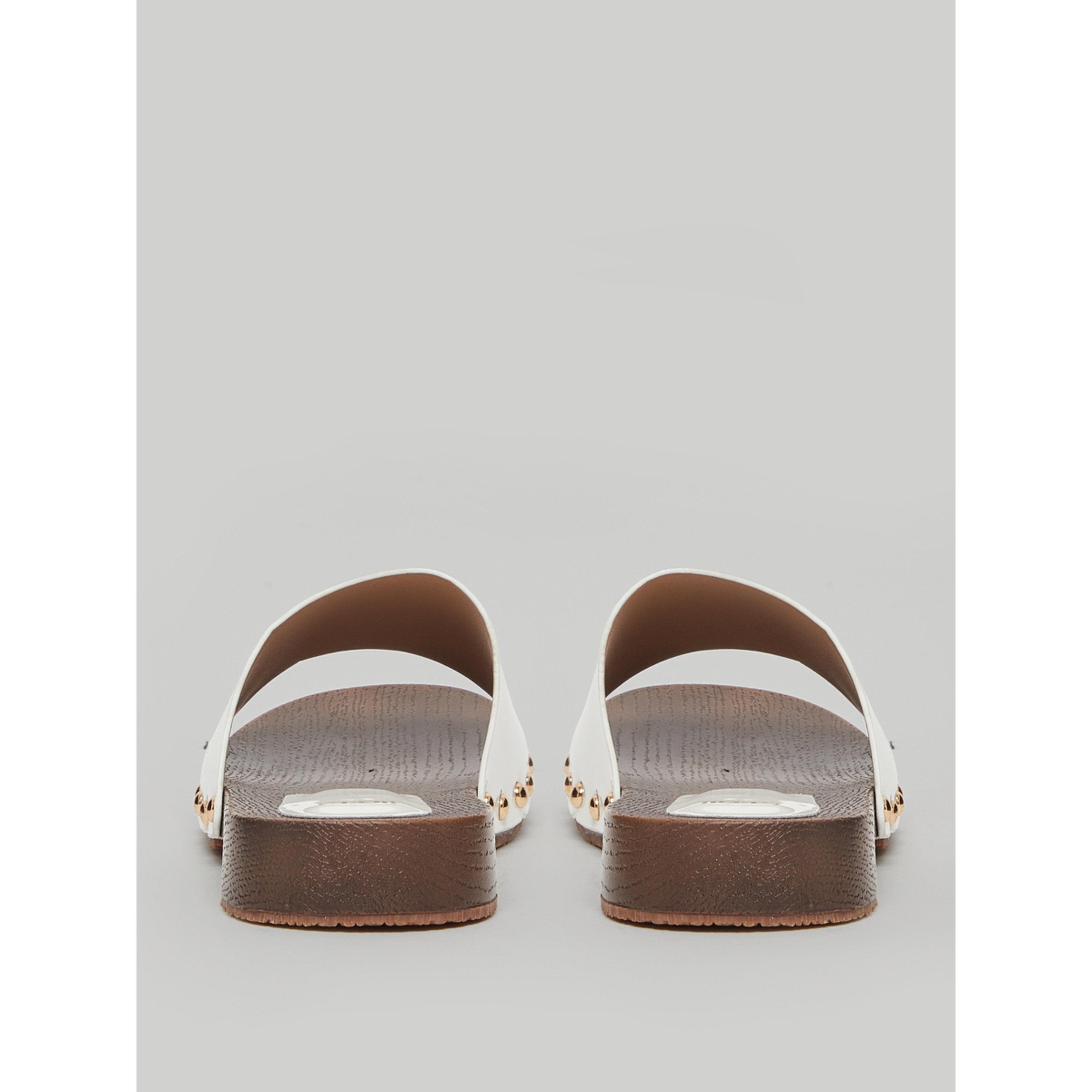 Styli Women White Patent Leather Flat Sandals-women-shoes-sandals-flats-image-4