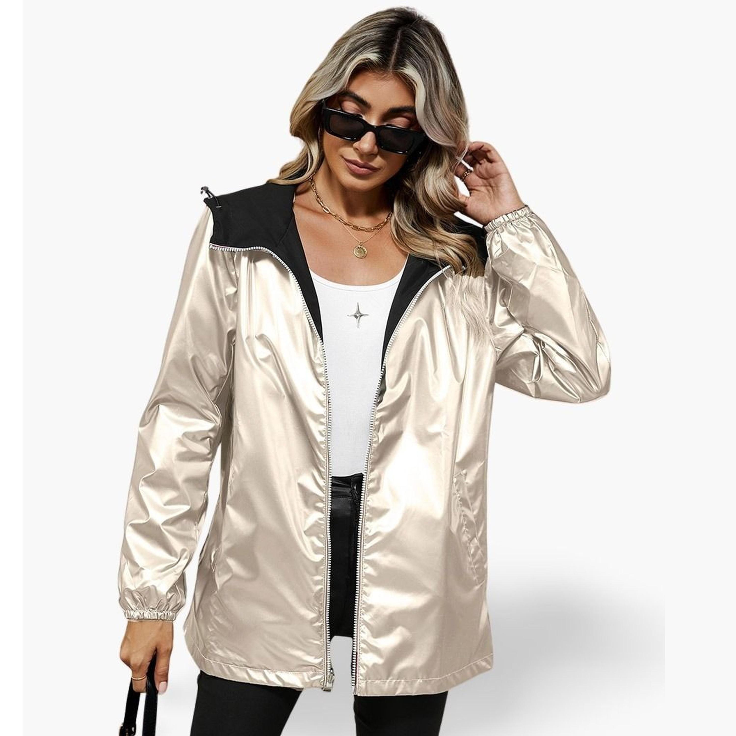 Take Two Solid Hooded Neck Long Sleeves Women's Zip Through Jacket-women-winterwear-coatsandjackets-jackets-image-1