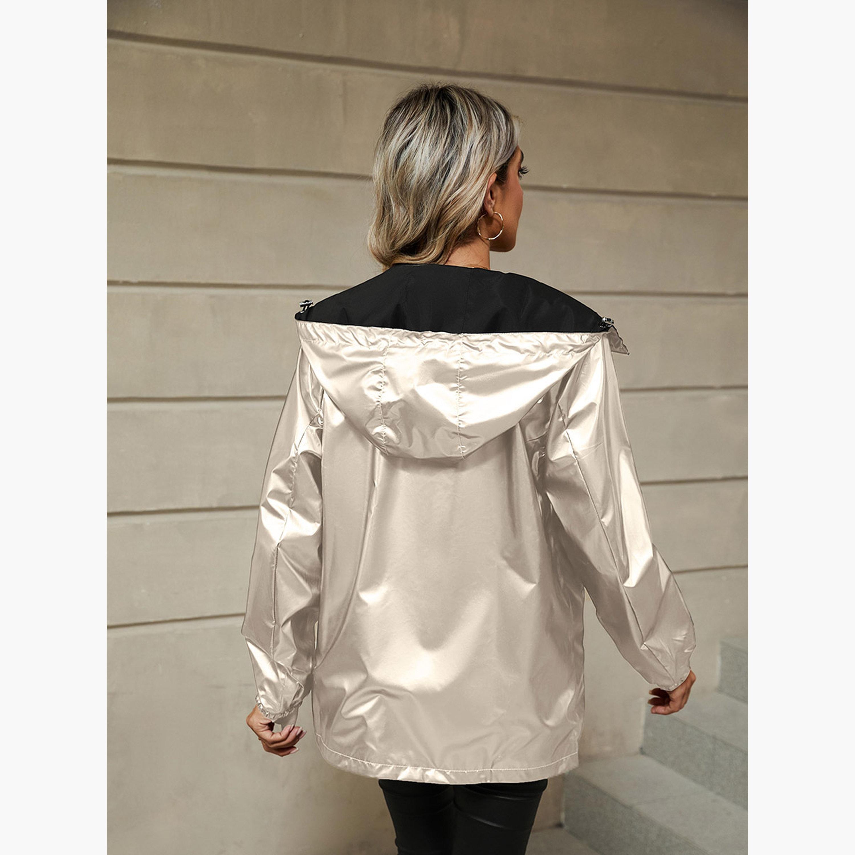 Take Two Solid Hooded Neck Long Sleeves Women's Zip Through Jacket-women-winterwear-coatsandjackets-jackets-image-2