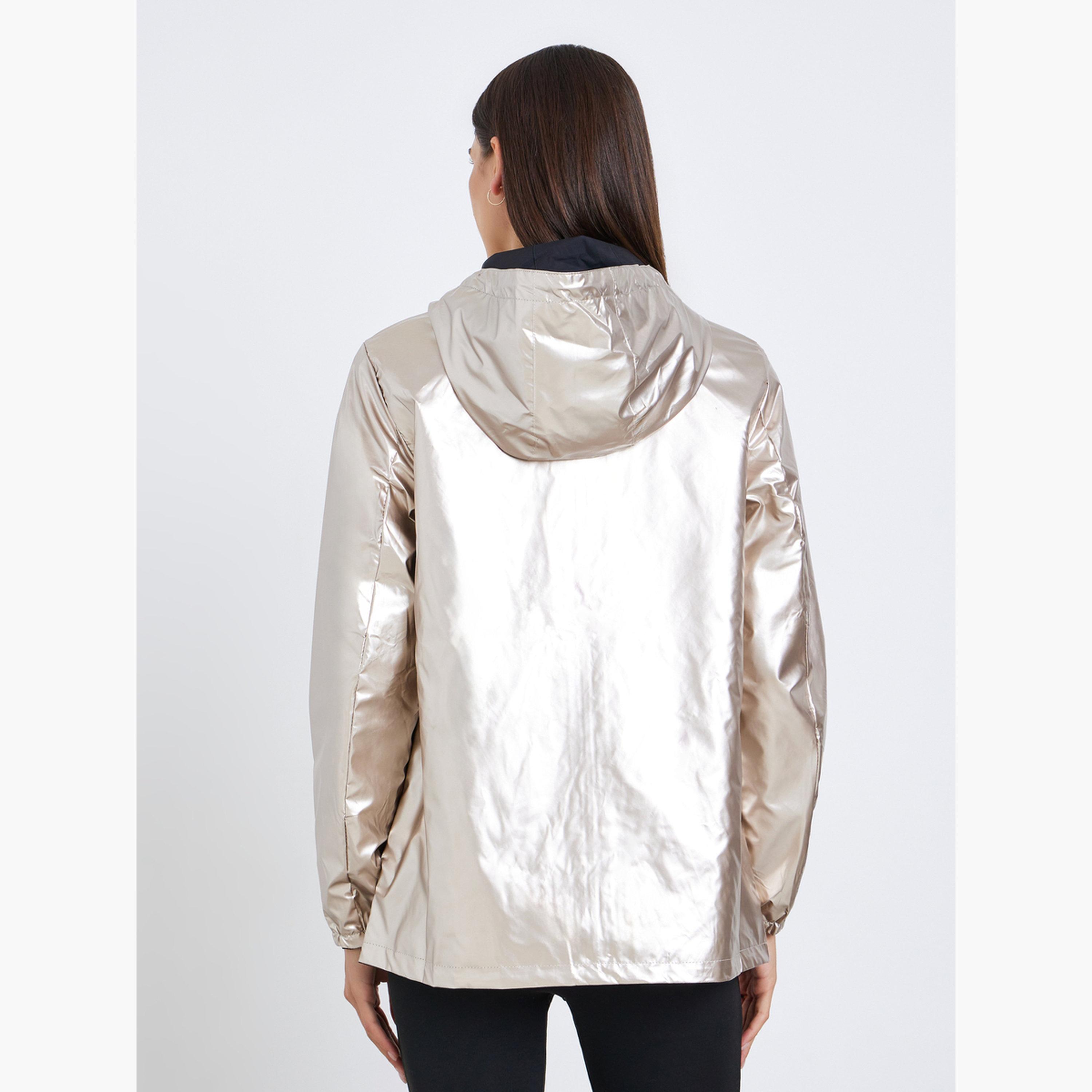 Take Two Solid Hooded Neck Long Sleeves Women's Zip Through Jacket-women-winterwear-coatsandjackets-jackets-image-5