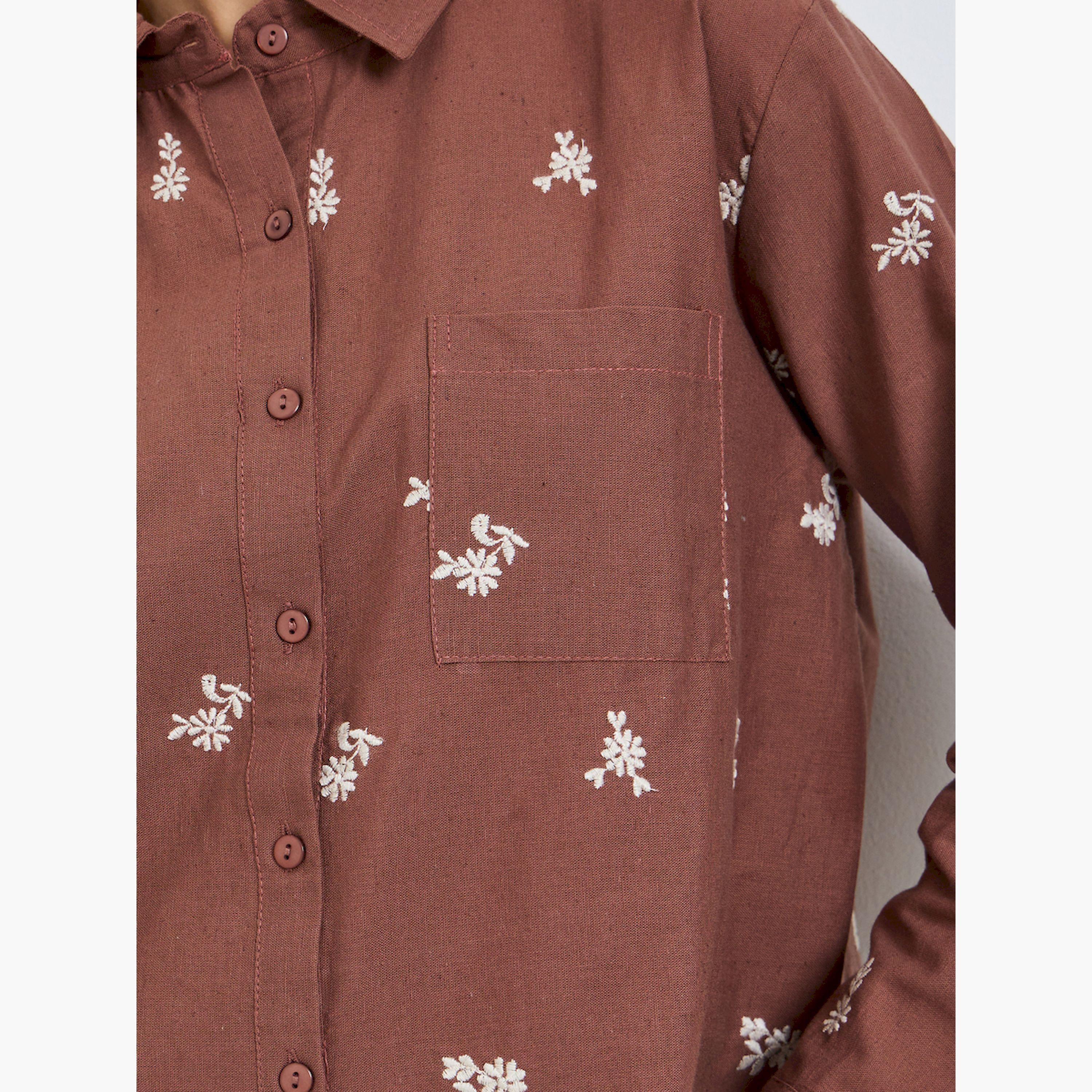 بلوزة مُطرّزة بالزهور أكمام طويلة-women-clothing-shirtsandblouses-shirts-image-6