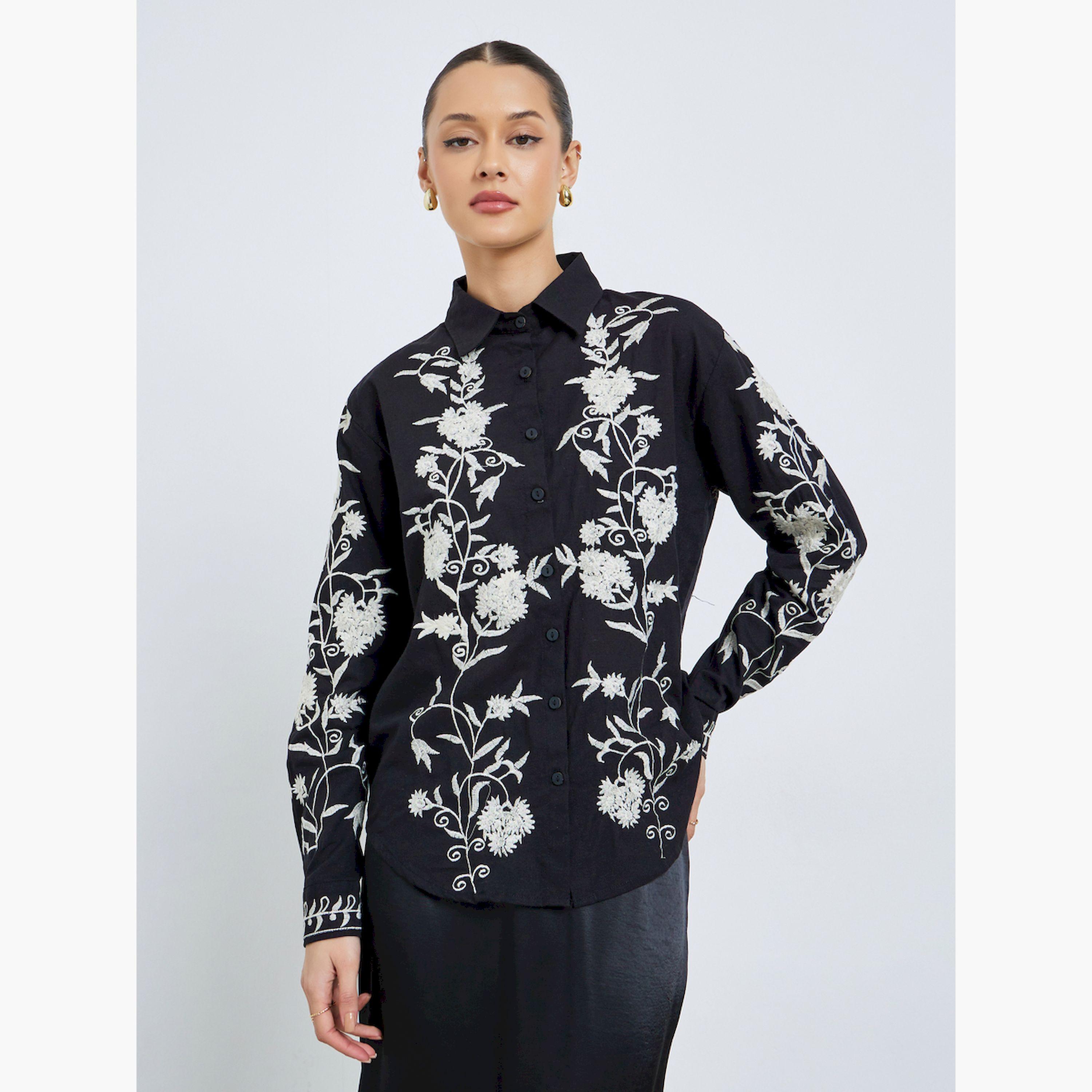 بلوزة مُطرّزة بالزهور-women-clothing-shirtsandblouses-shirts-image-1