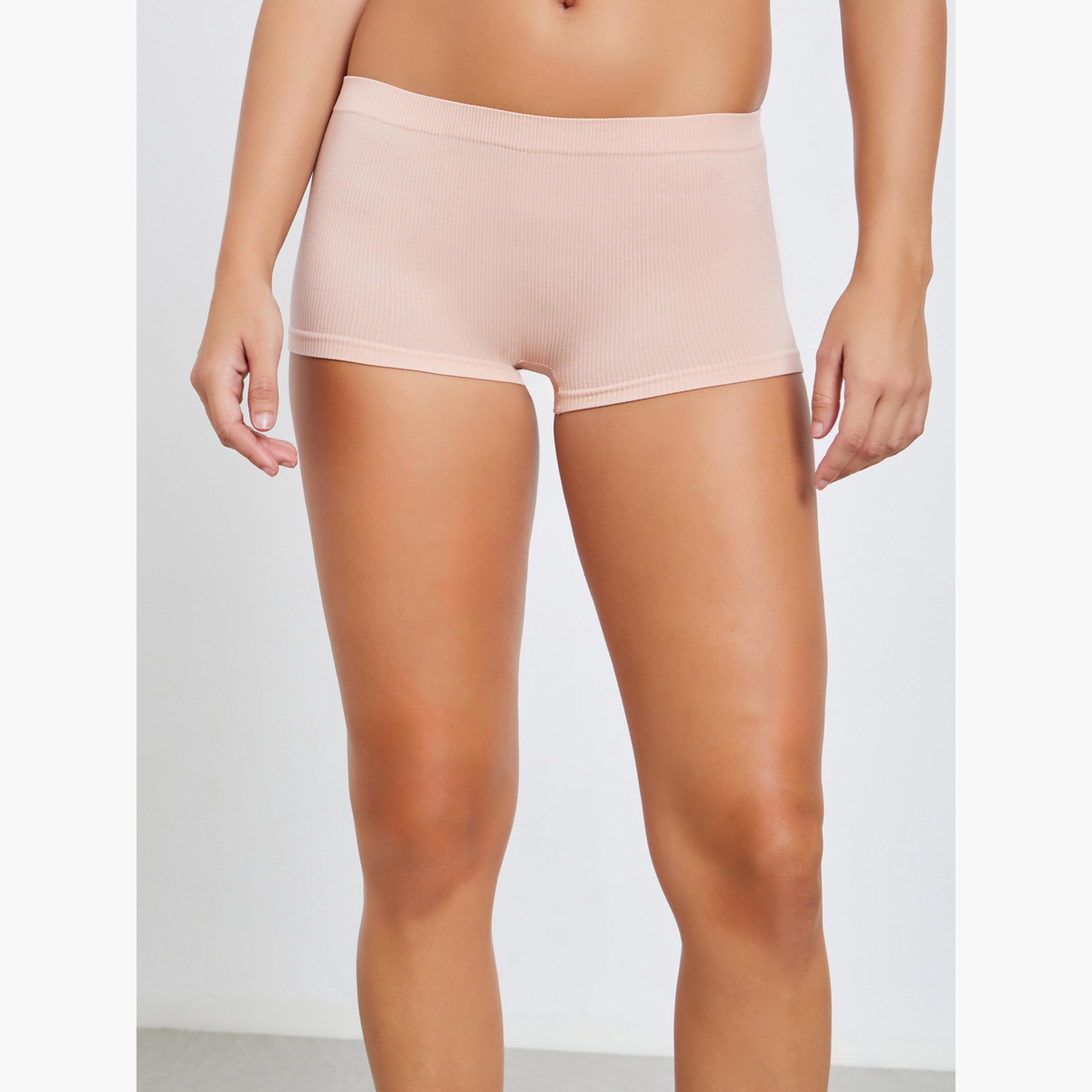 ستايلي - سراويل داخلية قصيرة بدون درزات - 3 قطع-women-clothing-lingerie-panties-image-5