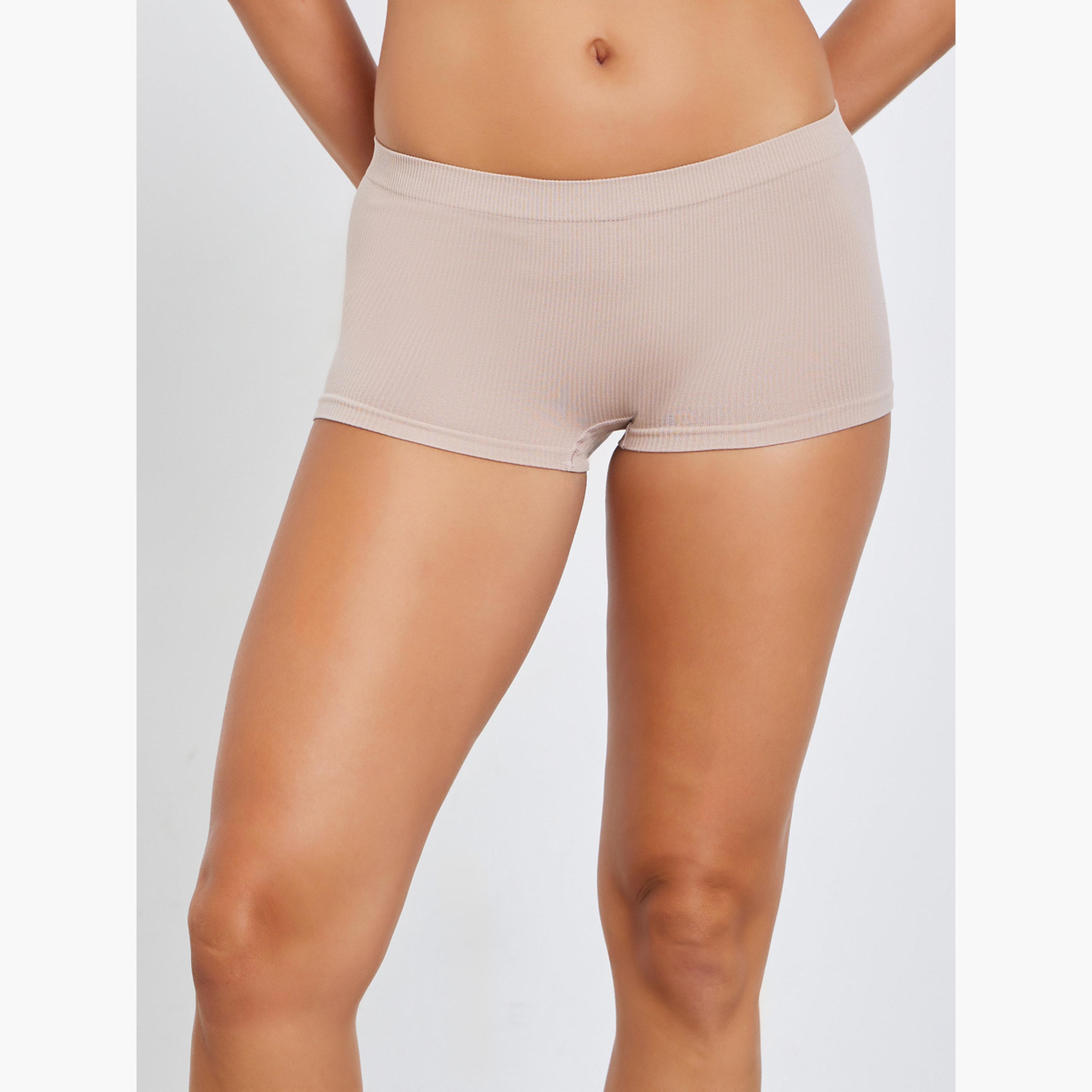 ستايلي - سراويل داخلية قصيرة بدون درزات - 3 قطع-women-clothing-lingerie-panties-image-6