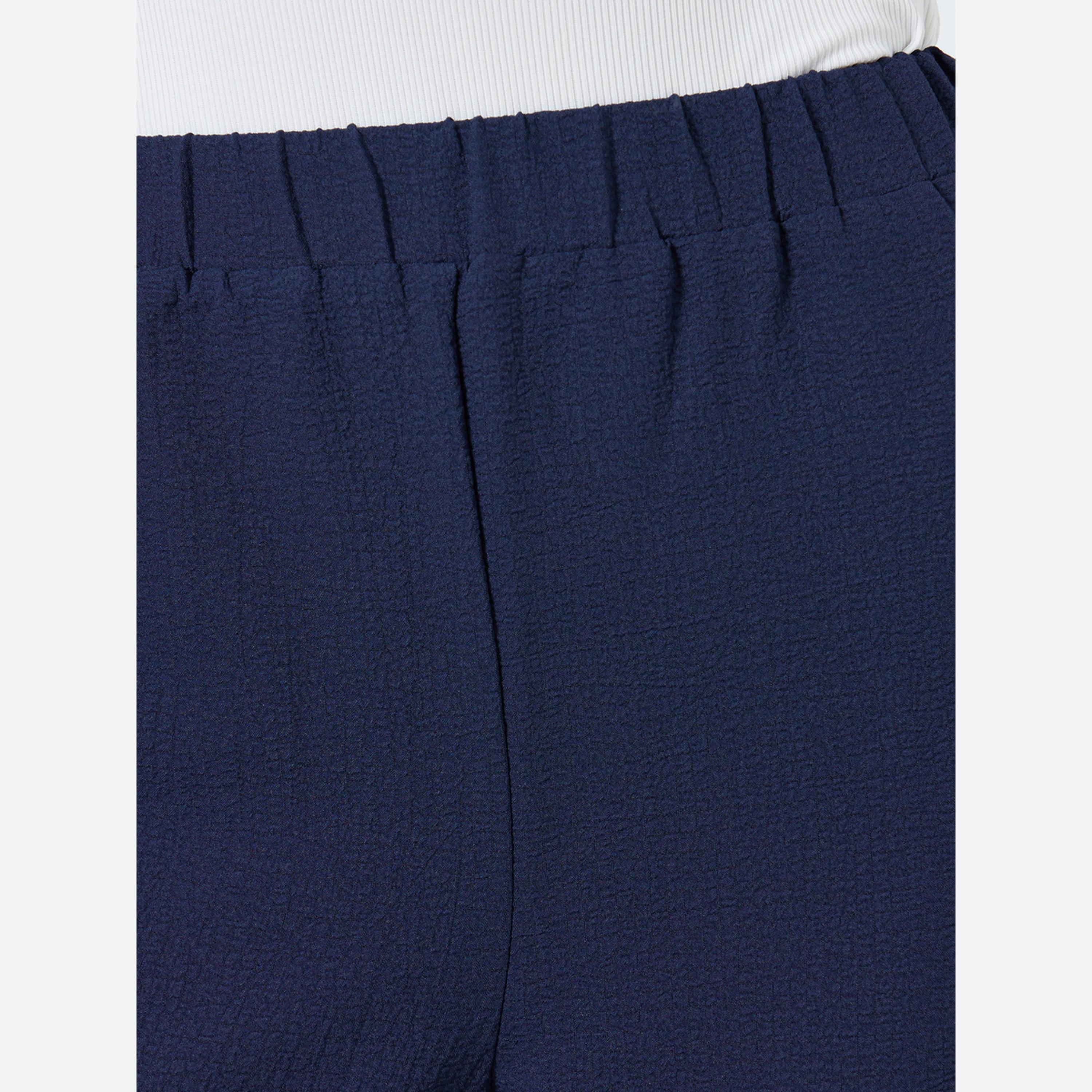 تيك تو - بنطال رياضي قصة مستقيمة، بخصر مطاطي ونسيج متين-women-clothing-bottoms-trousers-image-4