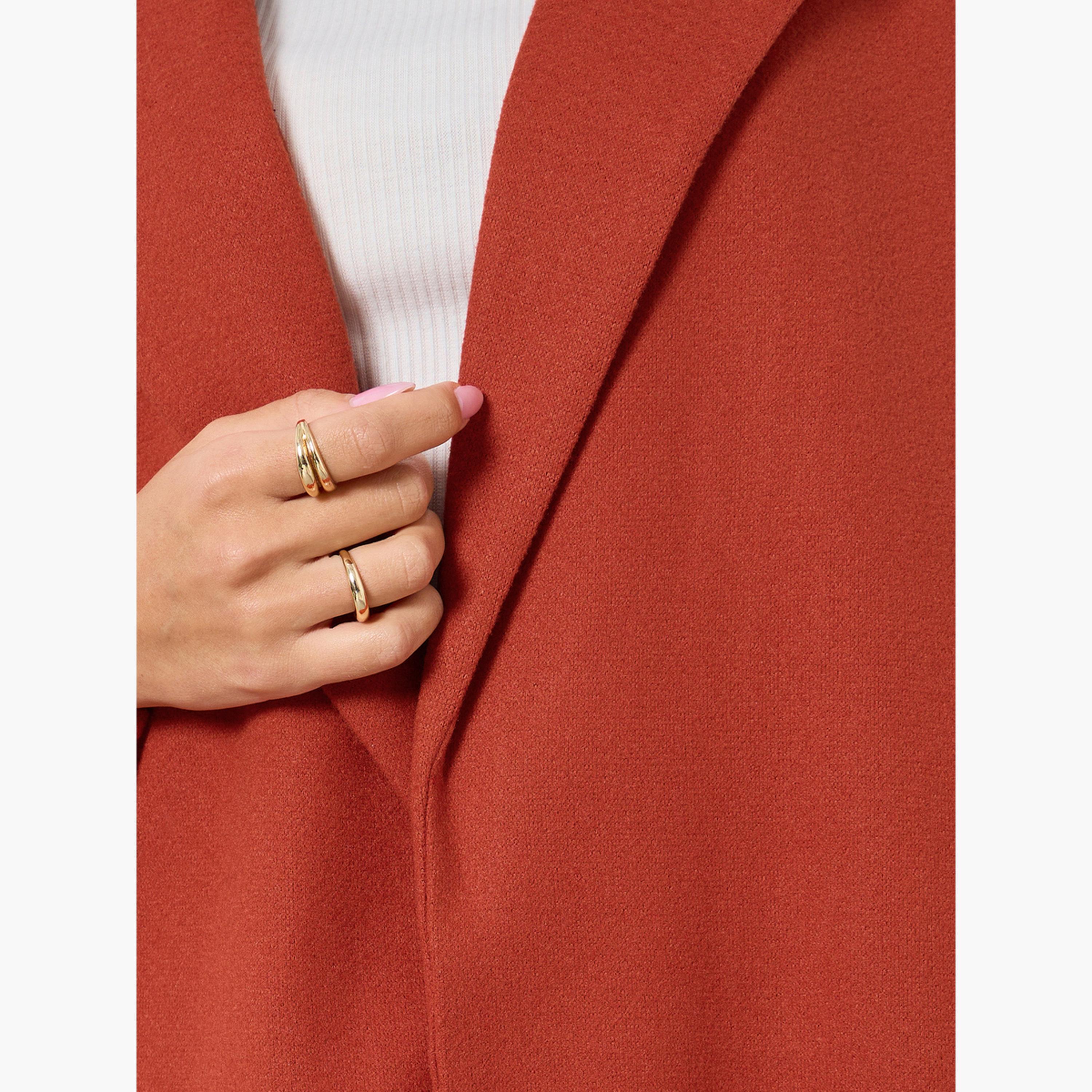 Styli Solid Blazer Neck Open Abaya-women-arabicclothing-abayas-image-4