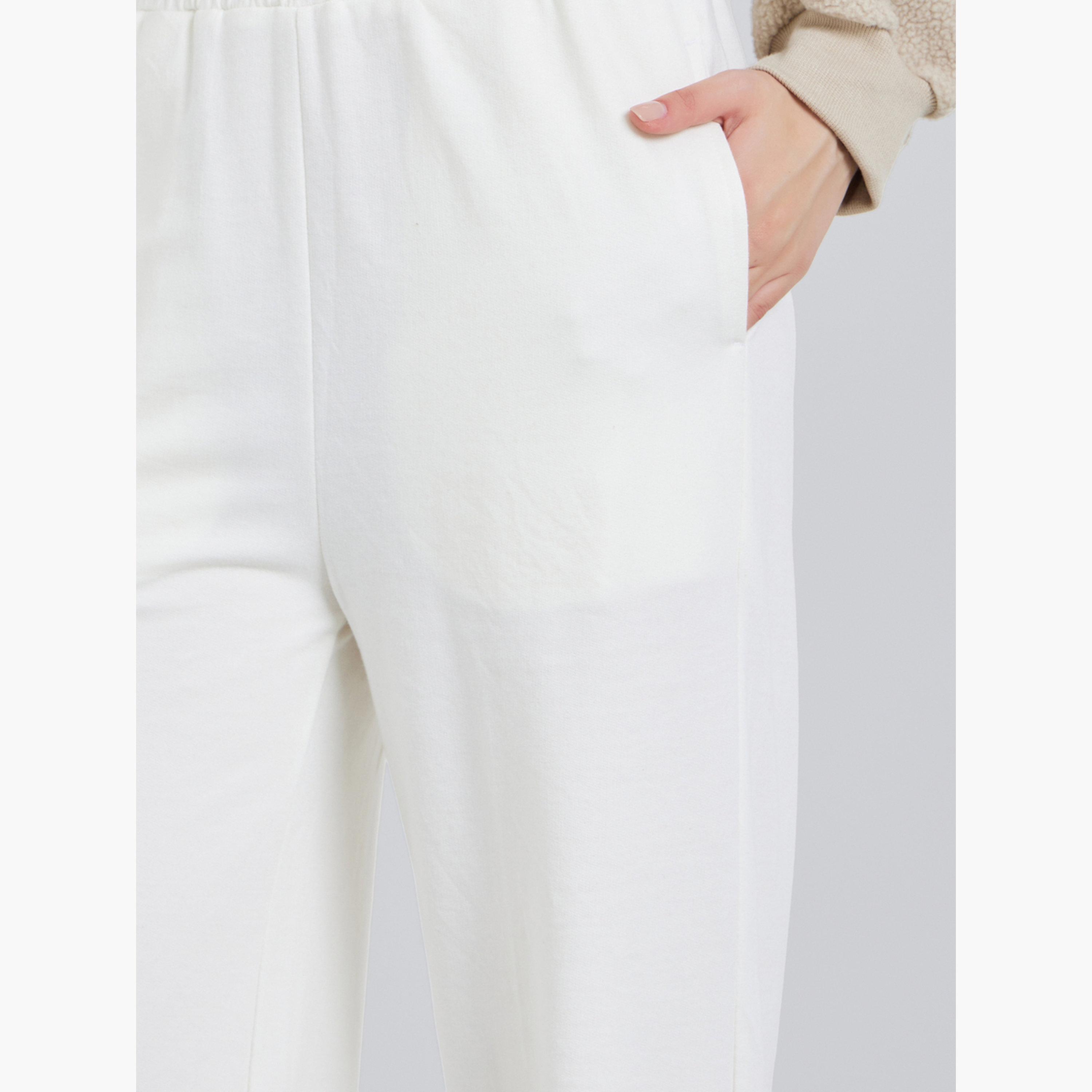 جوغر قطني بأرجل واسعة-women-clothing-bottoms-joggers-image-3