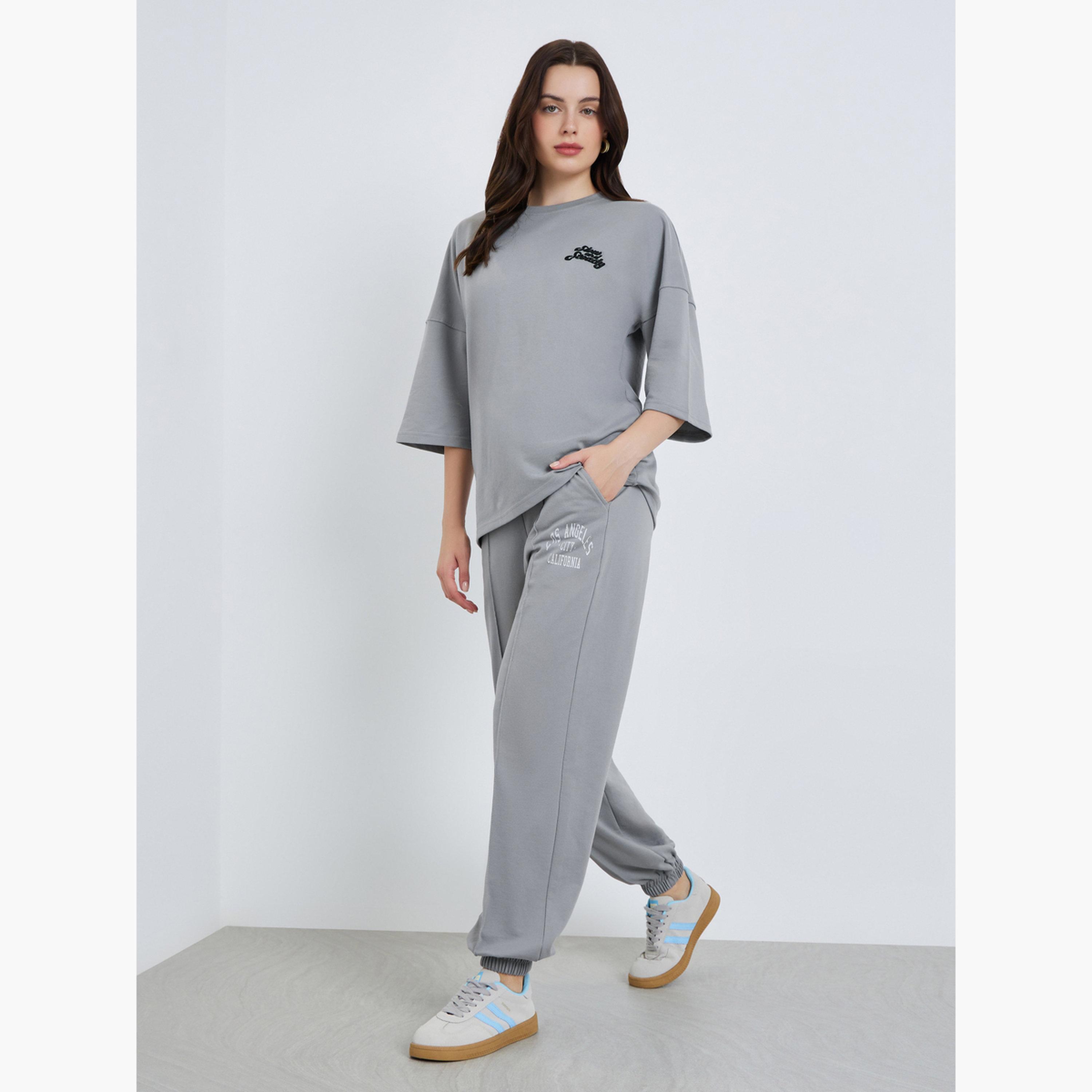 جوغر ضيق برباط-women-clothing-bottoms-joggers-image-2