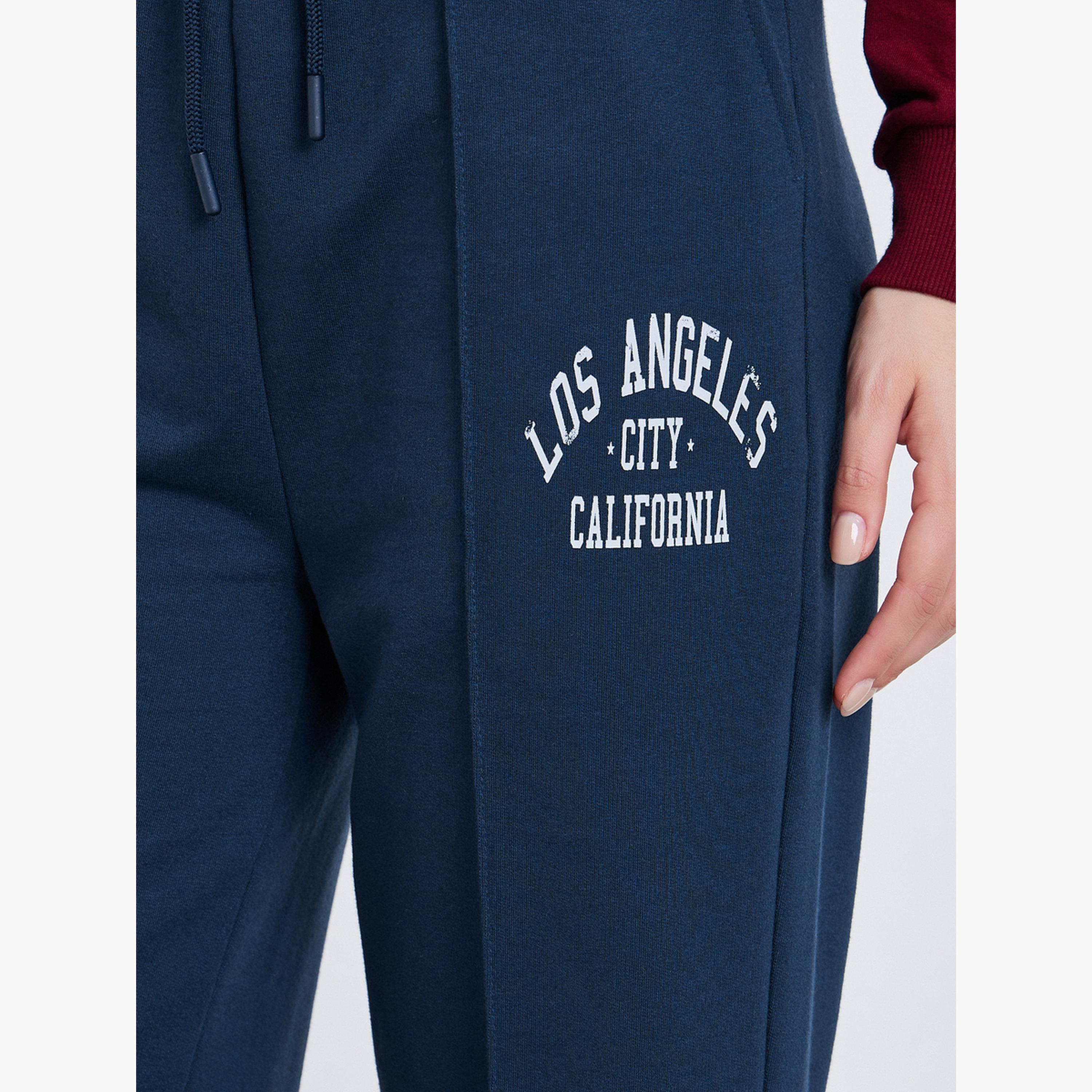 جوغر بطبعة جرافيك وبقصة ضيقة-women-clothing-bottoms-joggers-image-3