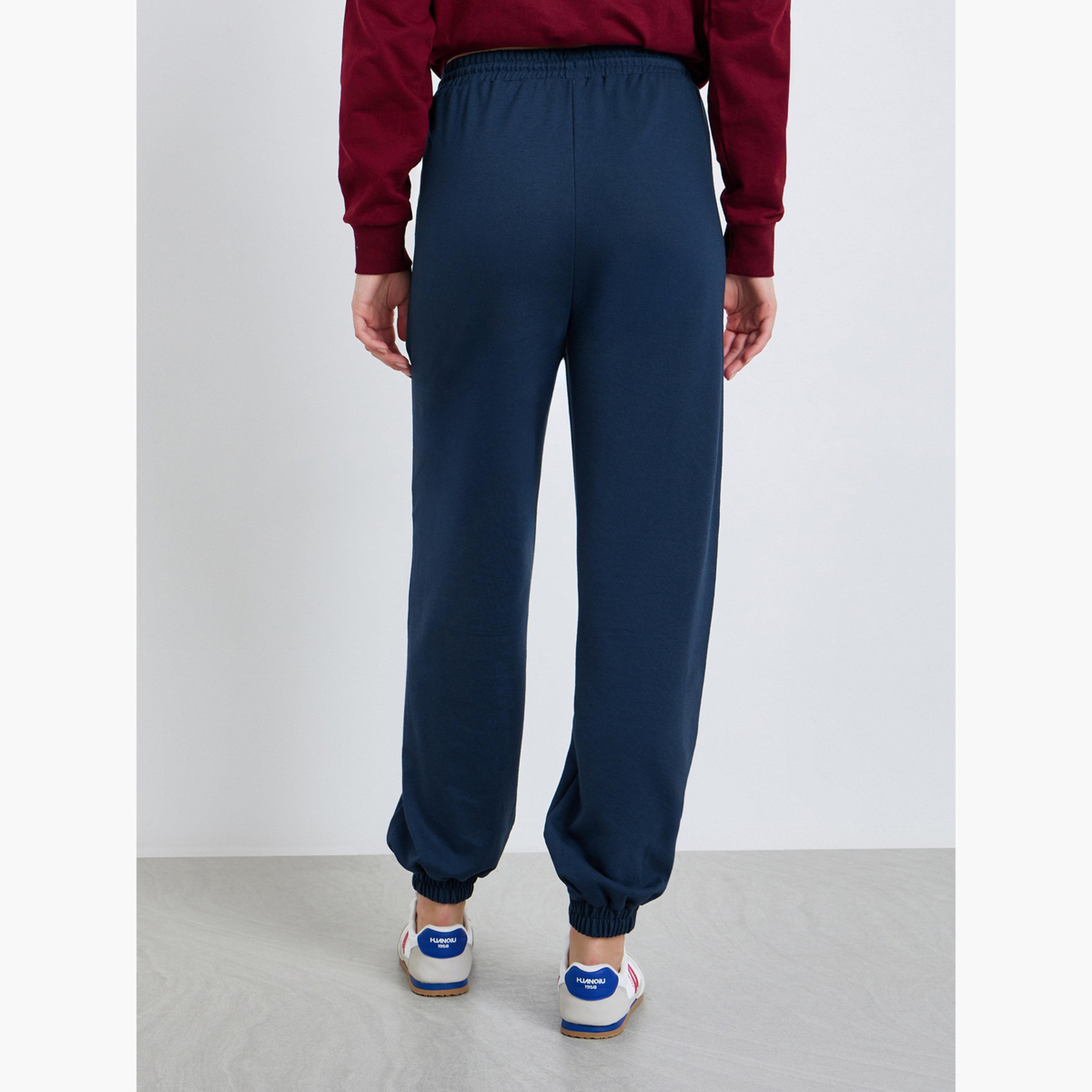 جوغر بطبعة جرافيك وبقصة ضيقة-women-clothing-bottoms-joggers-image-4