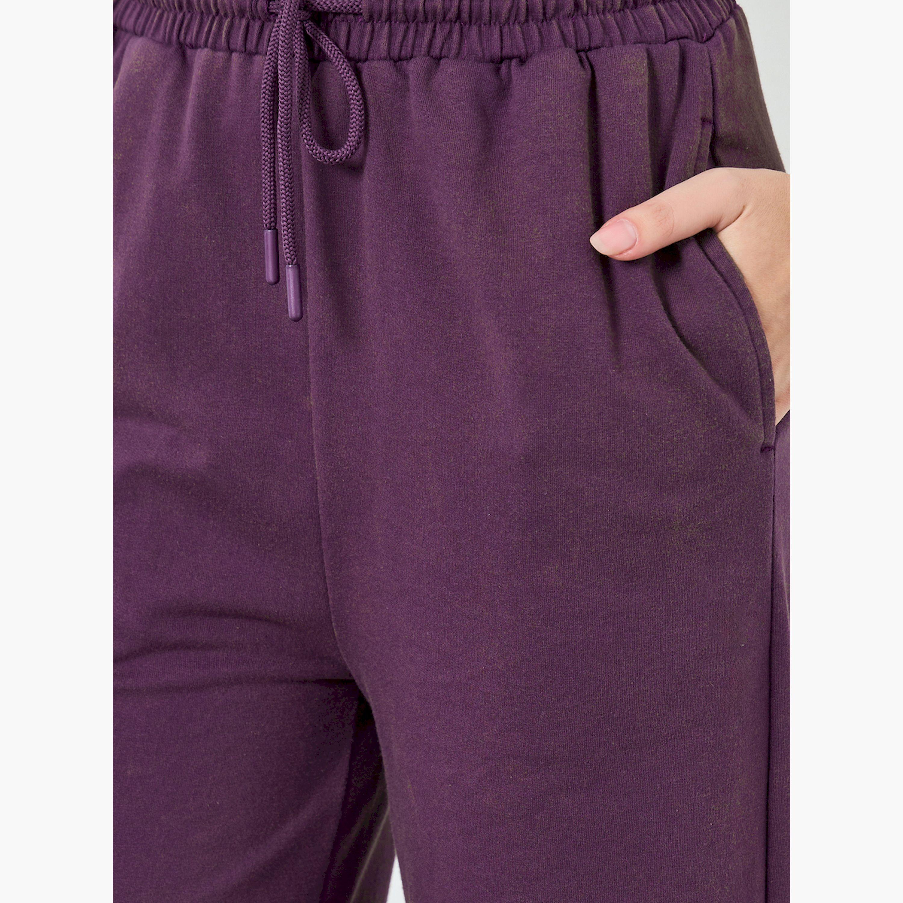 جوغر قطن مغسول بأرجل واسعة-women-clothing-bottoms-joggers-image-3