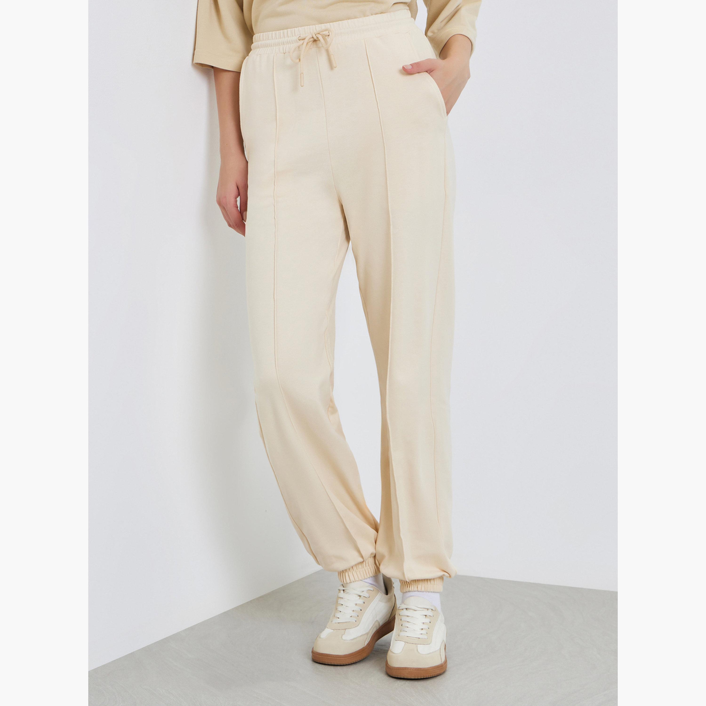جوغر ضيق برباط-women-clothing-bottoms-joggers-image-1