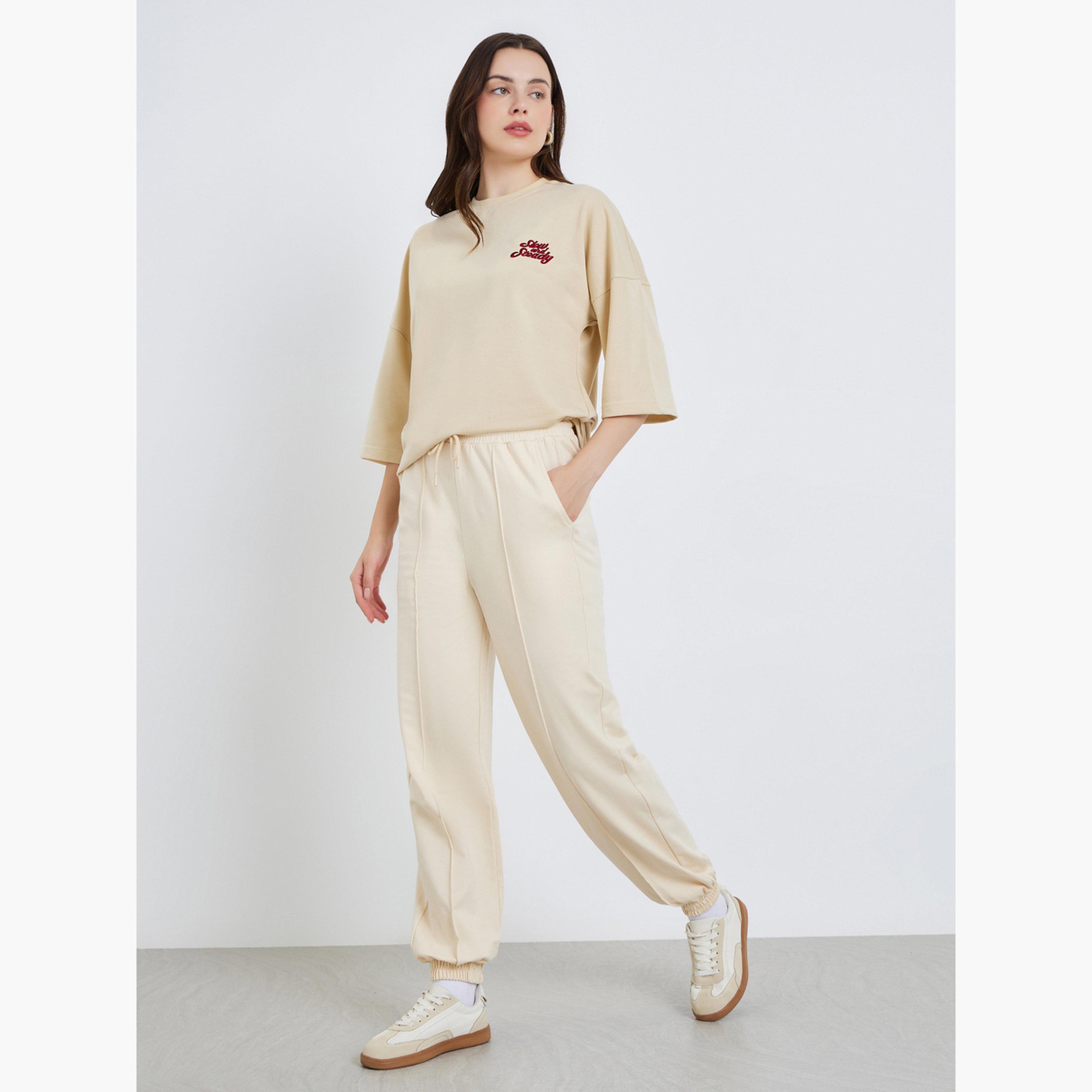 جوغر ضيق برباط-women-clothing-bottoms-joggers-image-2
