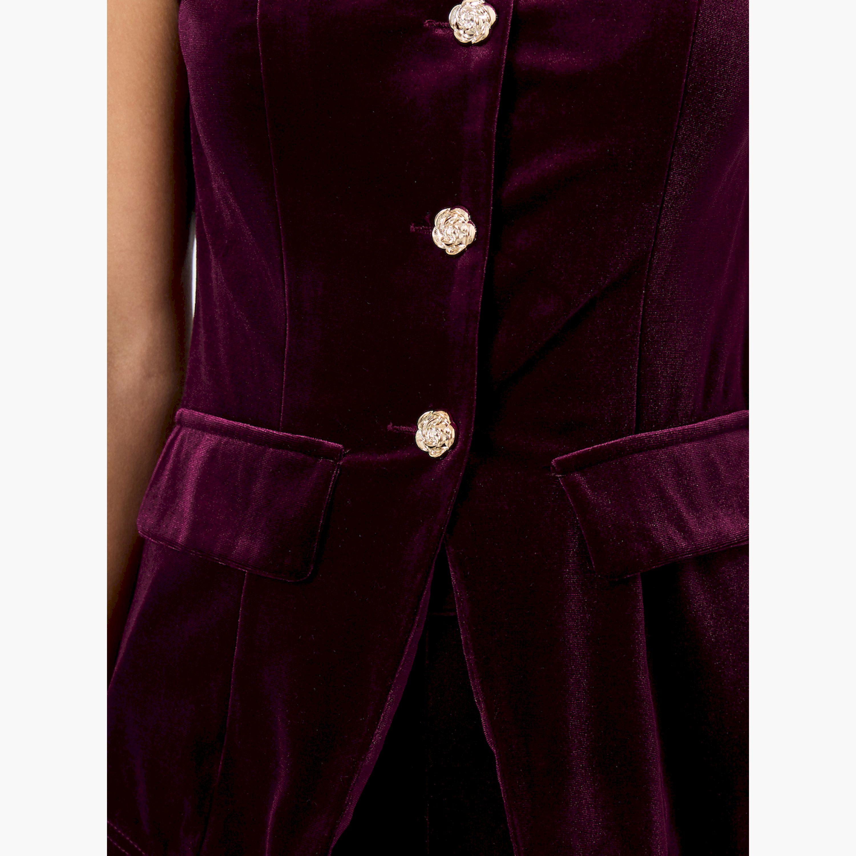 جيليه مخمل بلا أكمام مع أزرار غلق-women-clothing-shirtsandblouses-blouses-image-5