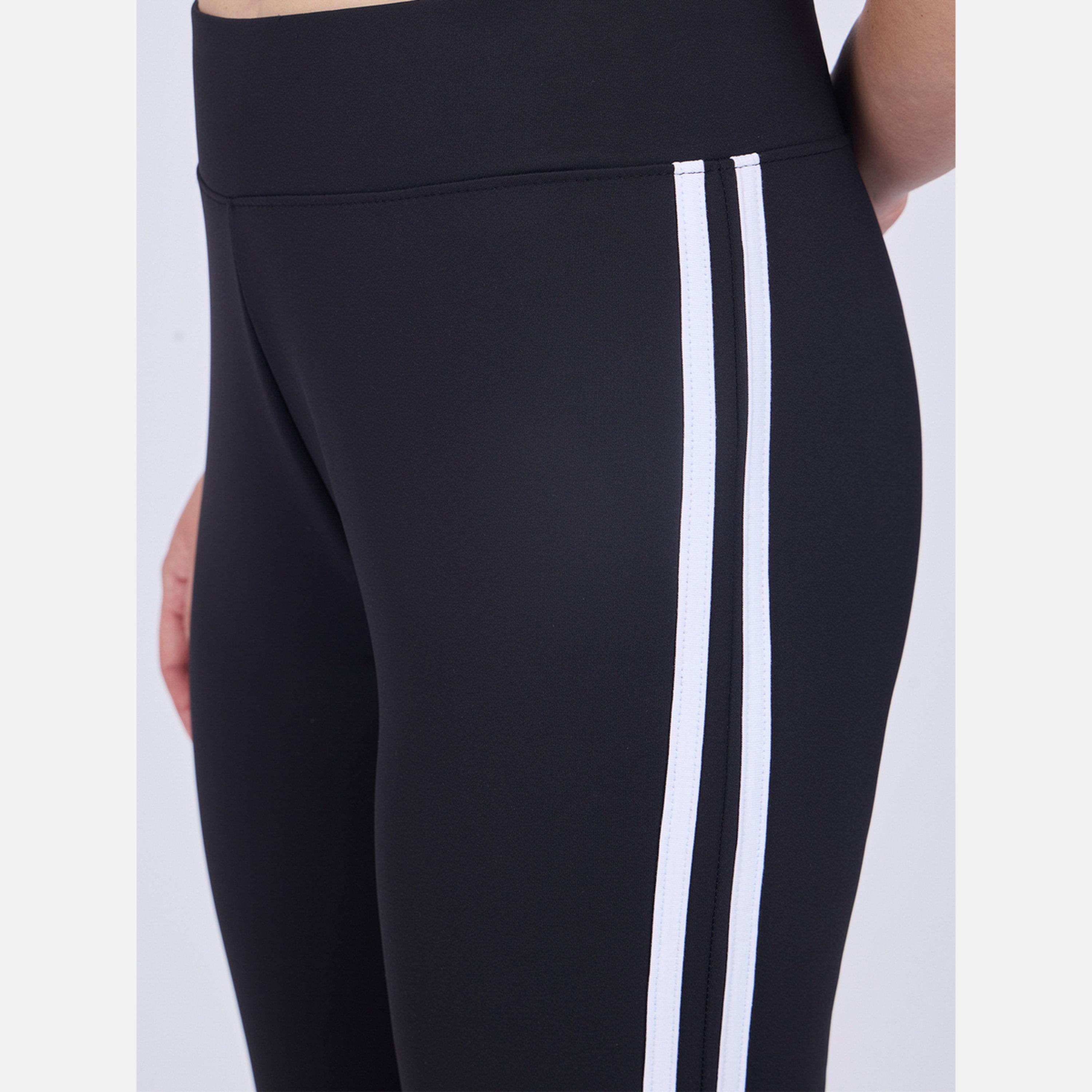 أوتزيدر × ستايلي - ليقنز/ فيزون مخطط بلون أسود واسع-women-clothing-bottoms-leggings-image-3