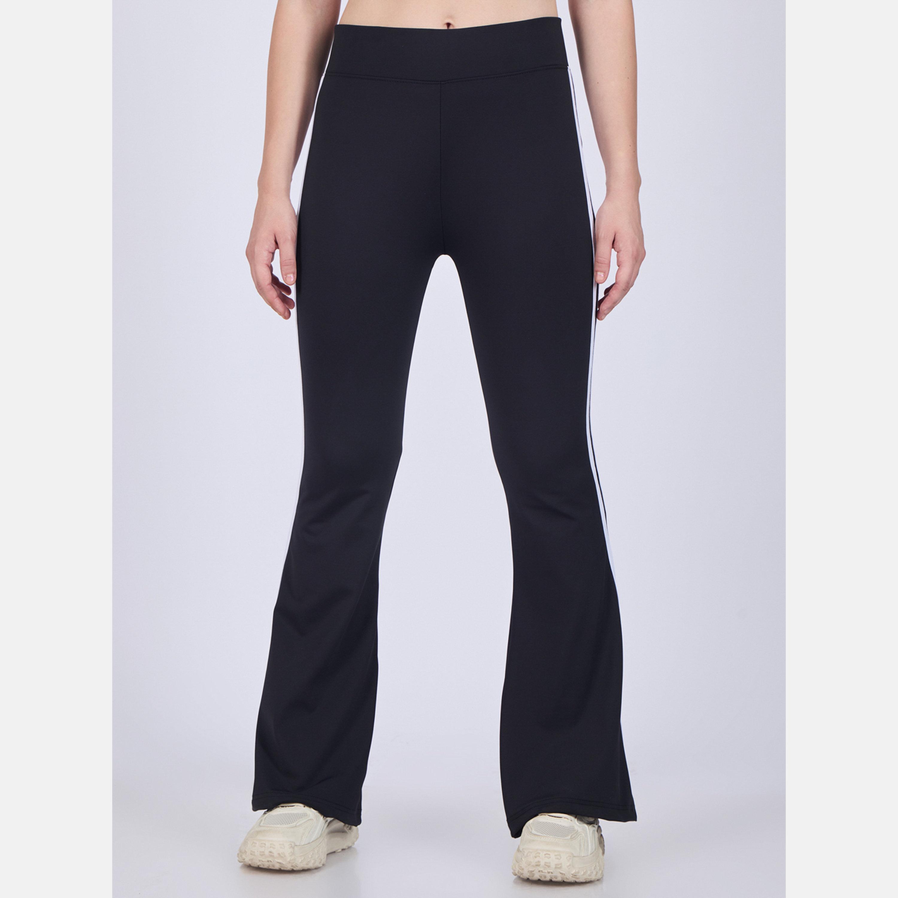 أوتزيدر × ستايلي - ليقنز/ فيزون مخطط بلون أسود واسع-women-clothing-bottoms-leggings-image-5