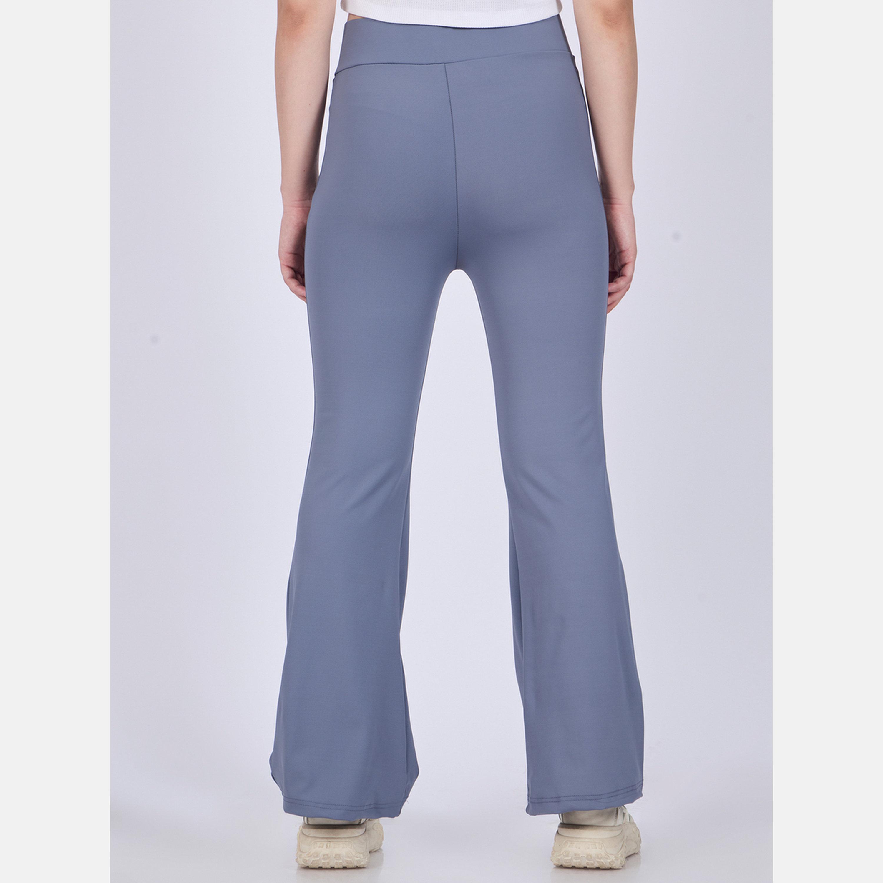 أوتزيدر × ستايلي - ليقنز/ فيزون رمادي اللون بحزام خصر متقاطع-women-clothing-bottoms-leggings-image-3