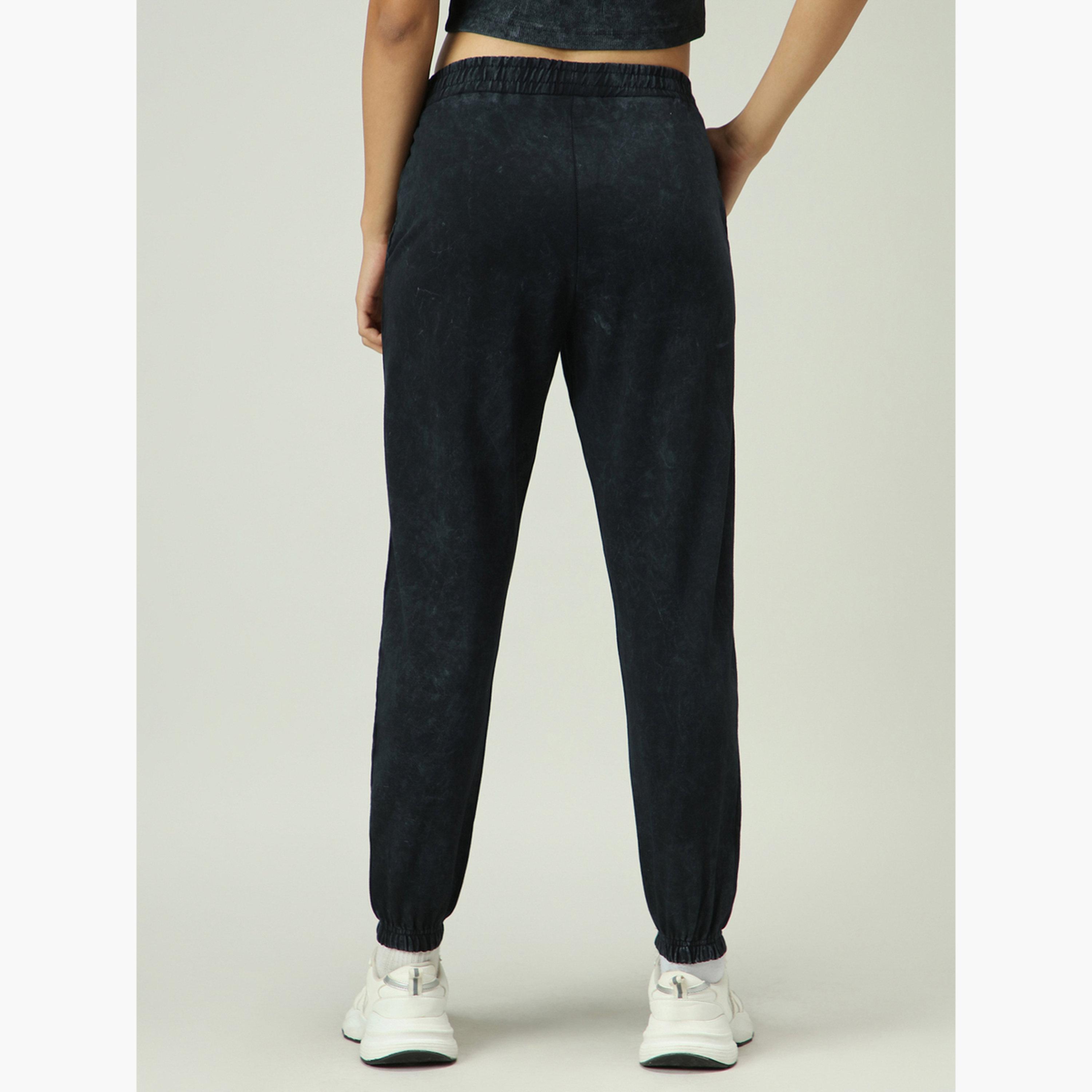 أوتزيدر × ستايلي - بنطال رياضي رمادي اللون مغسول بالأحماض-women-clothing-bottoms-joggers-image-3