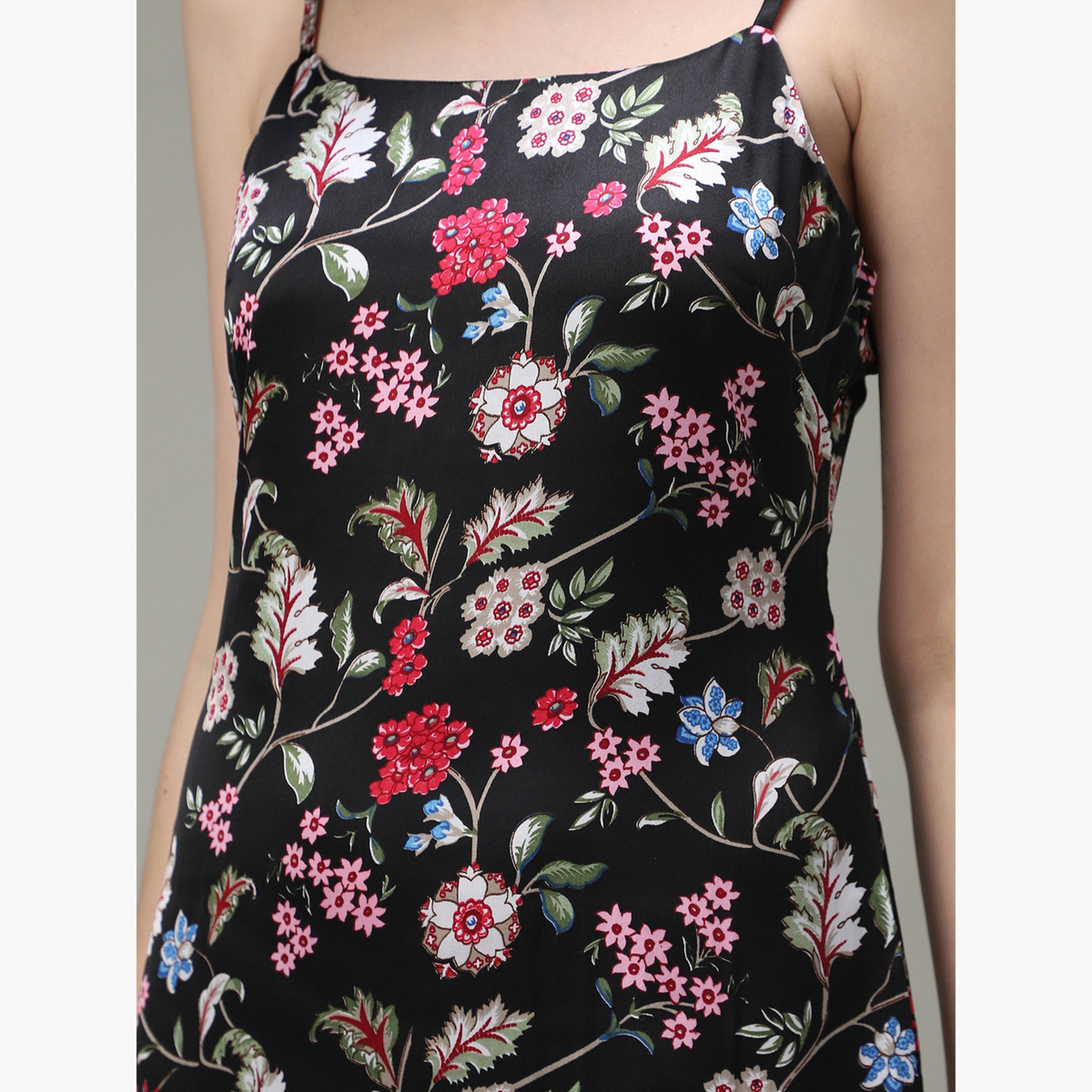 أوتزيدر × ستايلي - فستان ساتان متوسط ​​الطول بفتحات جانبية متعددة-women-clothing-dresses-image-5