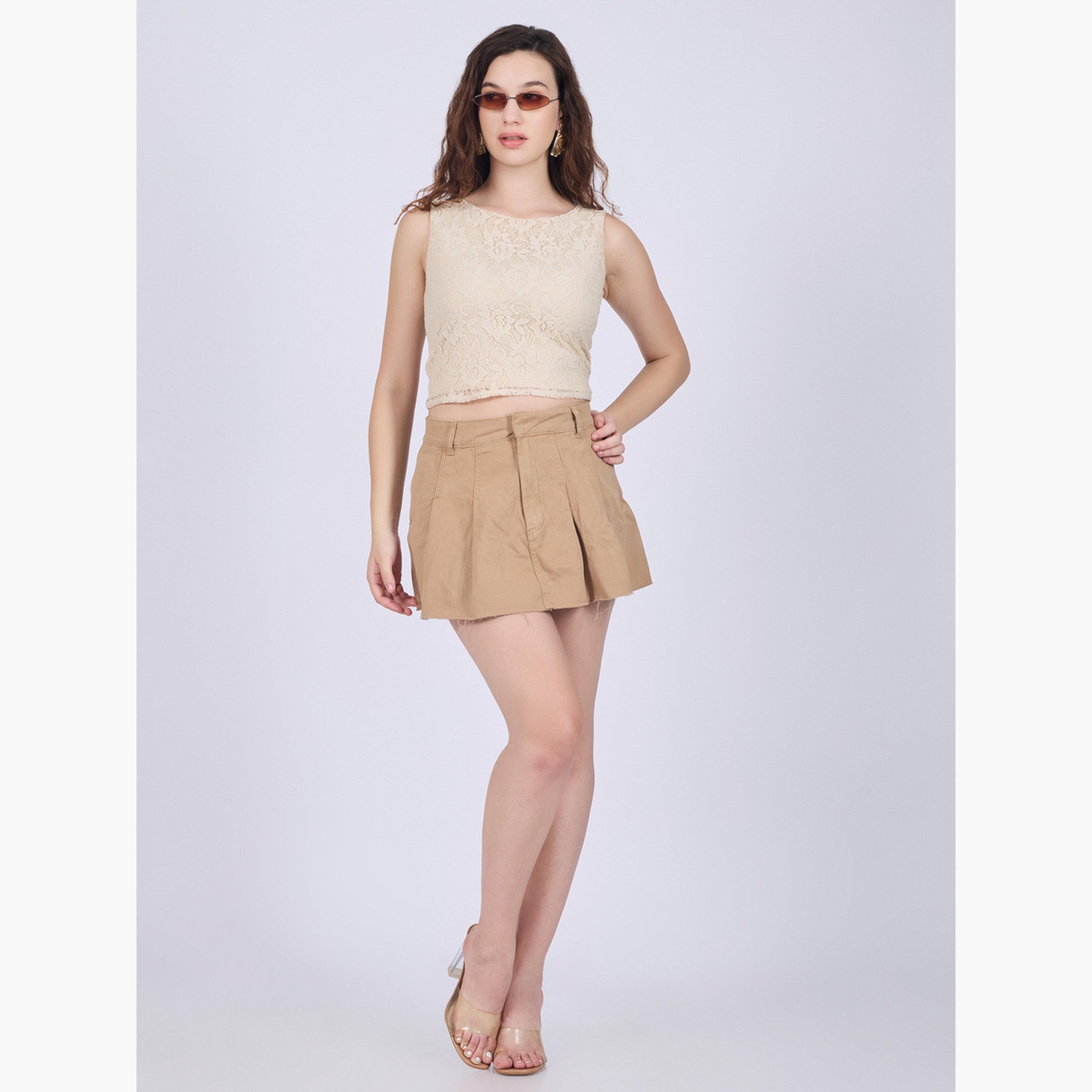 أوتزيدر × ستايلي - بلوزة دانتيل ملائمة لون بيج-women-clothing-shirtsandblouses-blouses-image-2