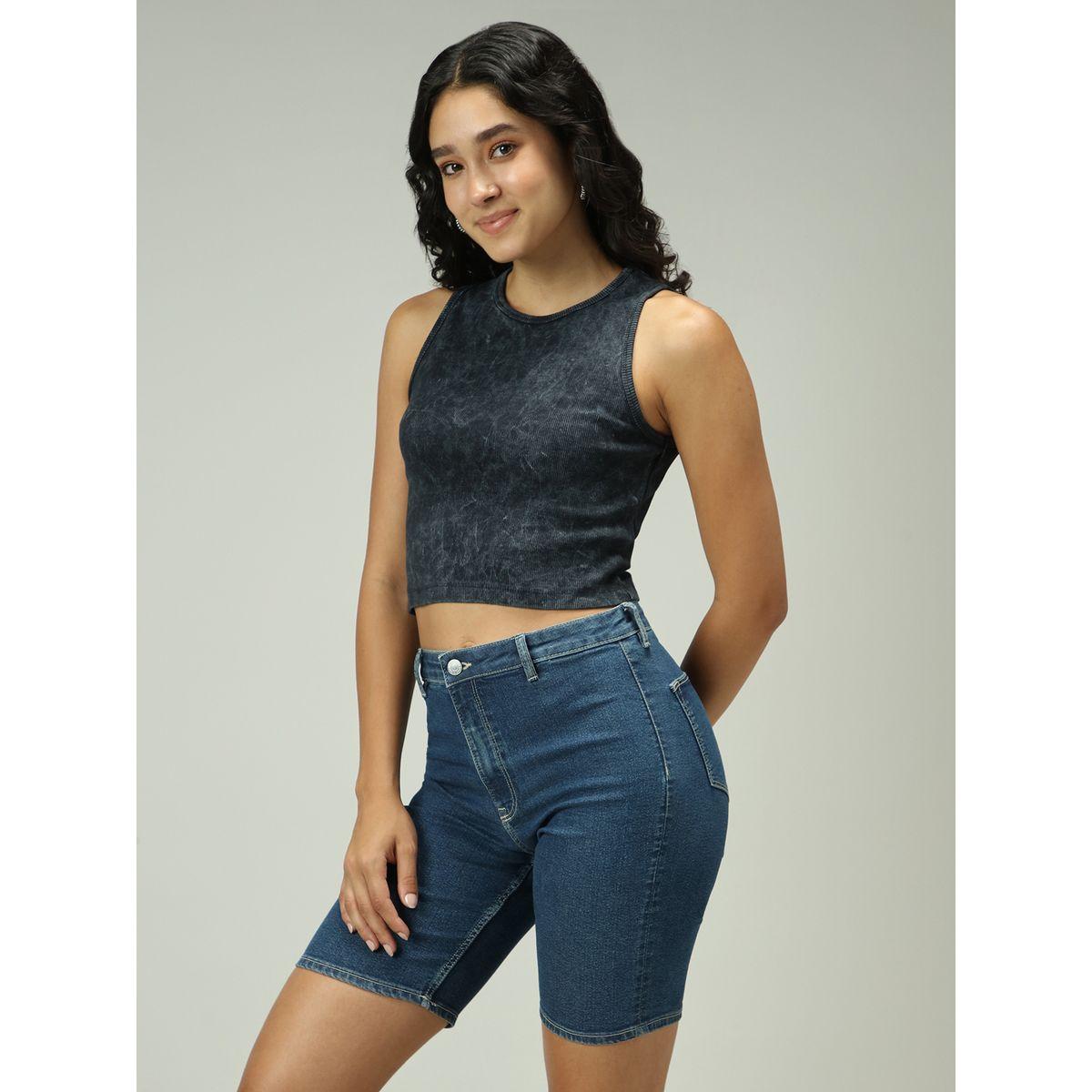 Outzidr X Styli Grey Acid Wash Ribbed Tank-women-clothing-tshirts-image-2
