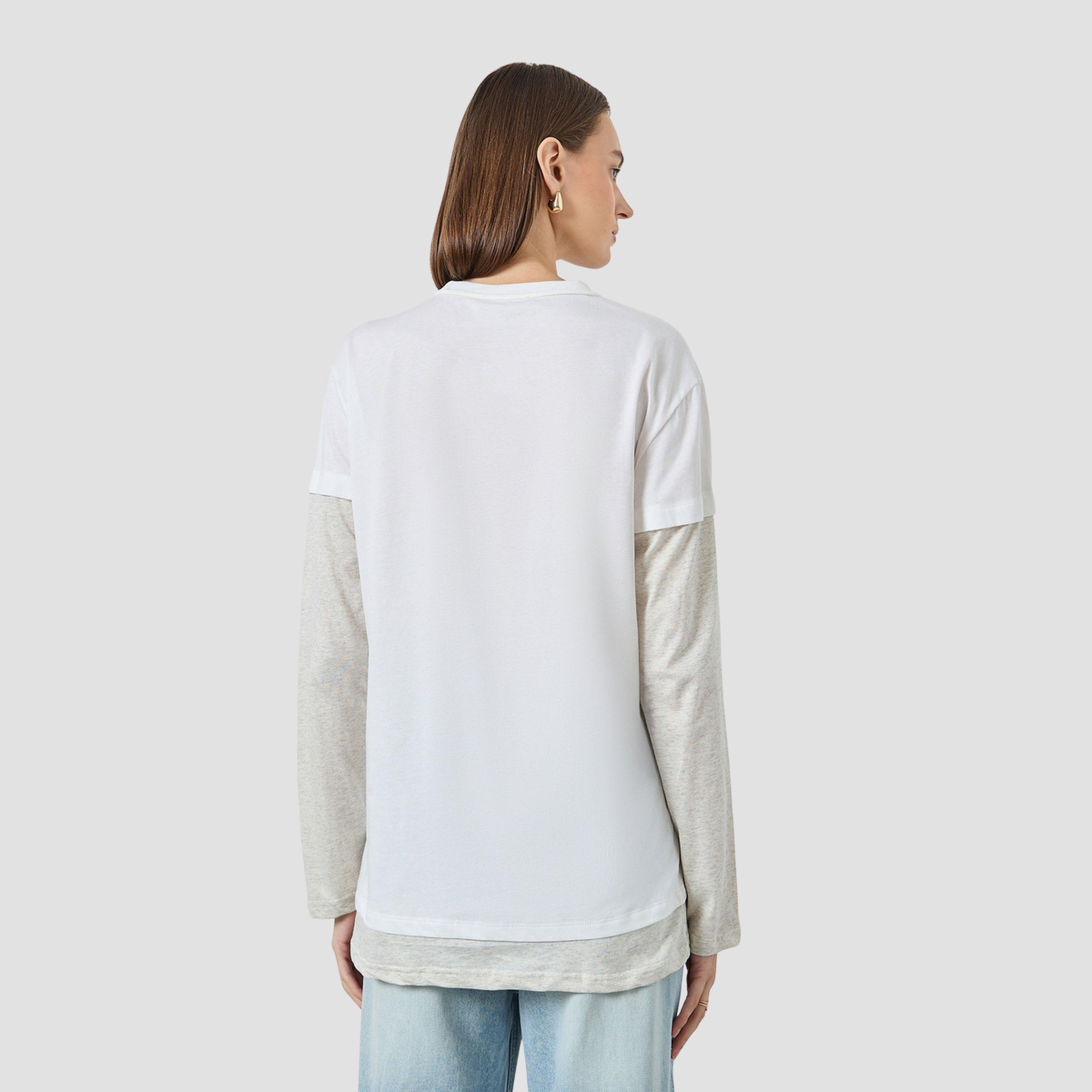 Styli Women Solid Twofer Style Long Sleeve T-Shirt-women-clothing-tshirts-image-4