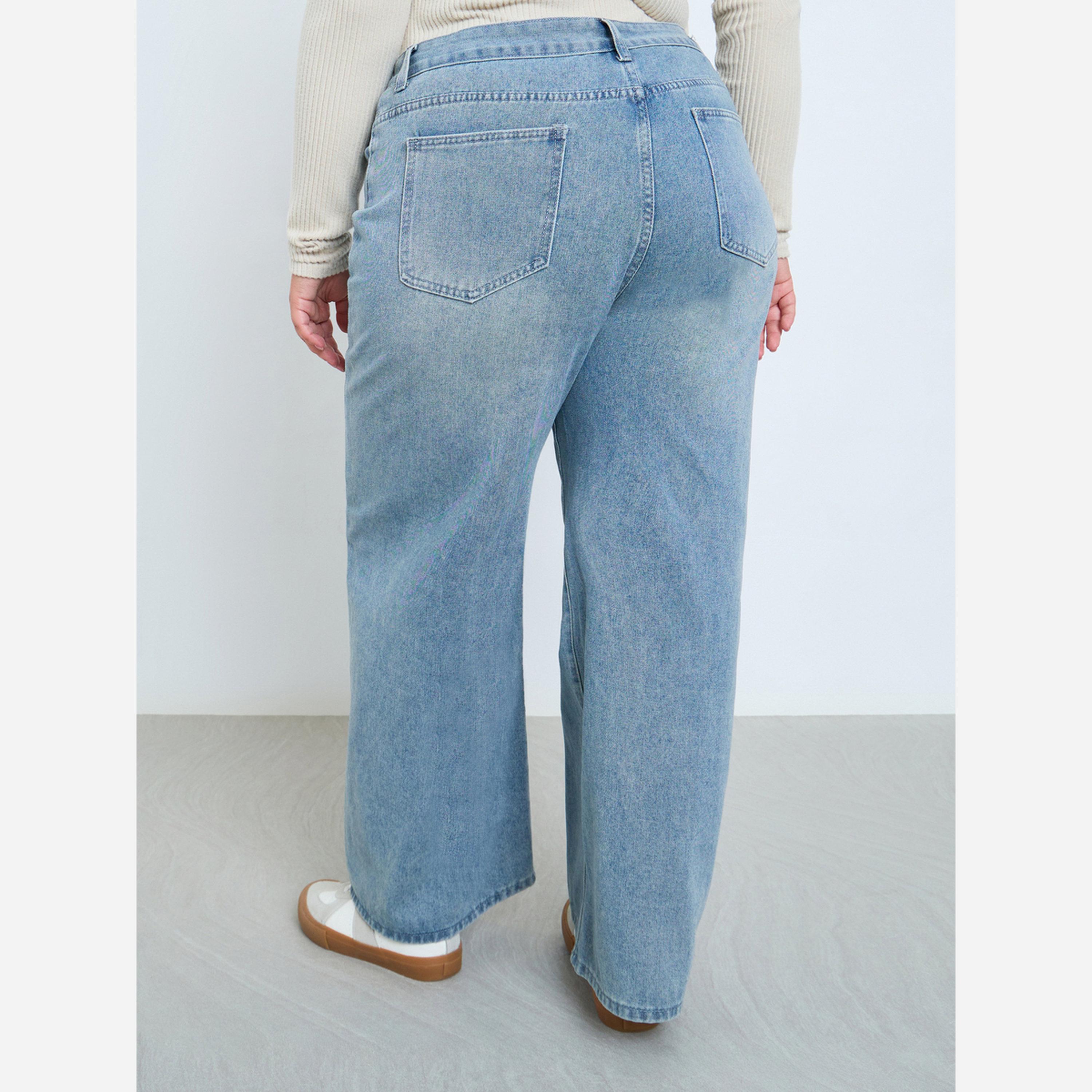 Styli Plus Size High-Rise Wide Leg Jeans-women-clothing-bottoms-jeans-image-3