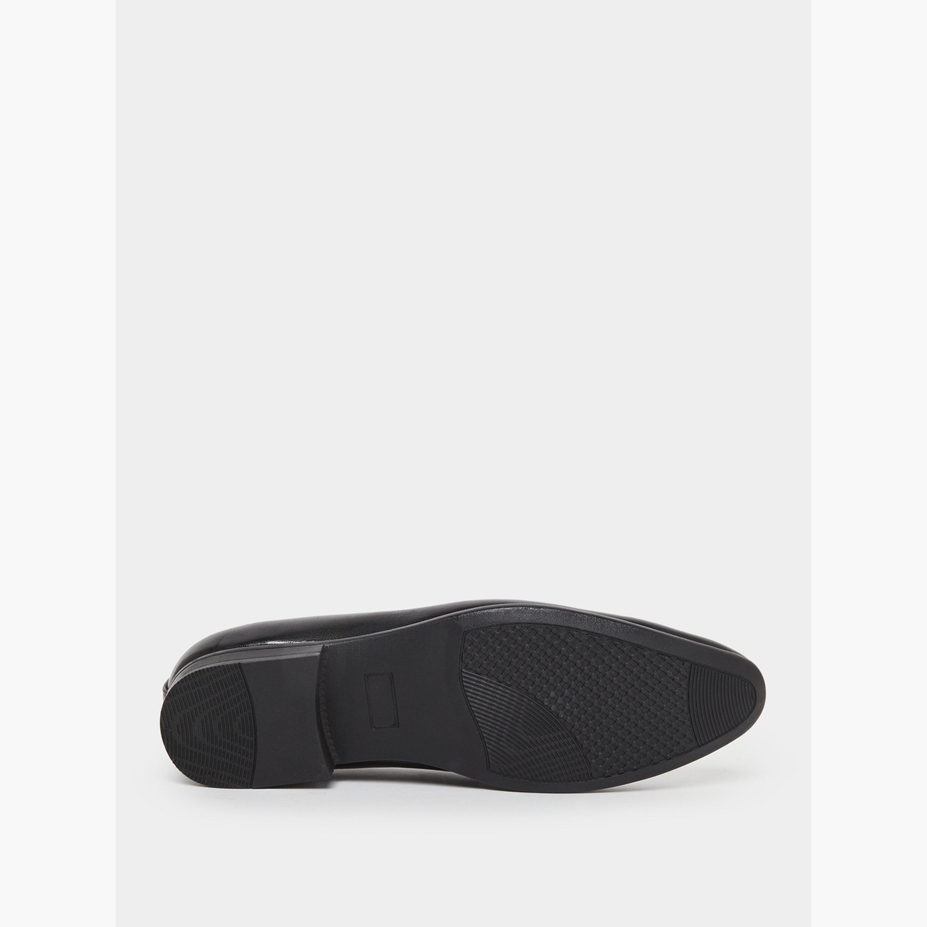 Styli Men Black Leather Formal Loafers-men-shoes-loafersandmoccasins-image-6