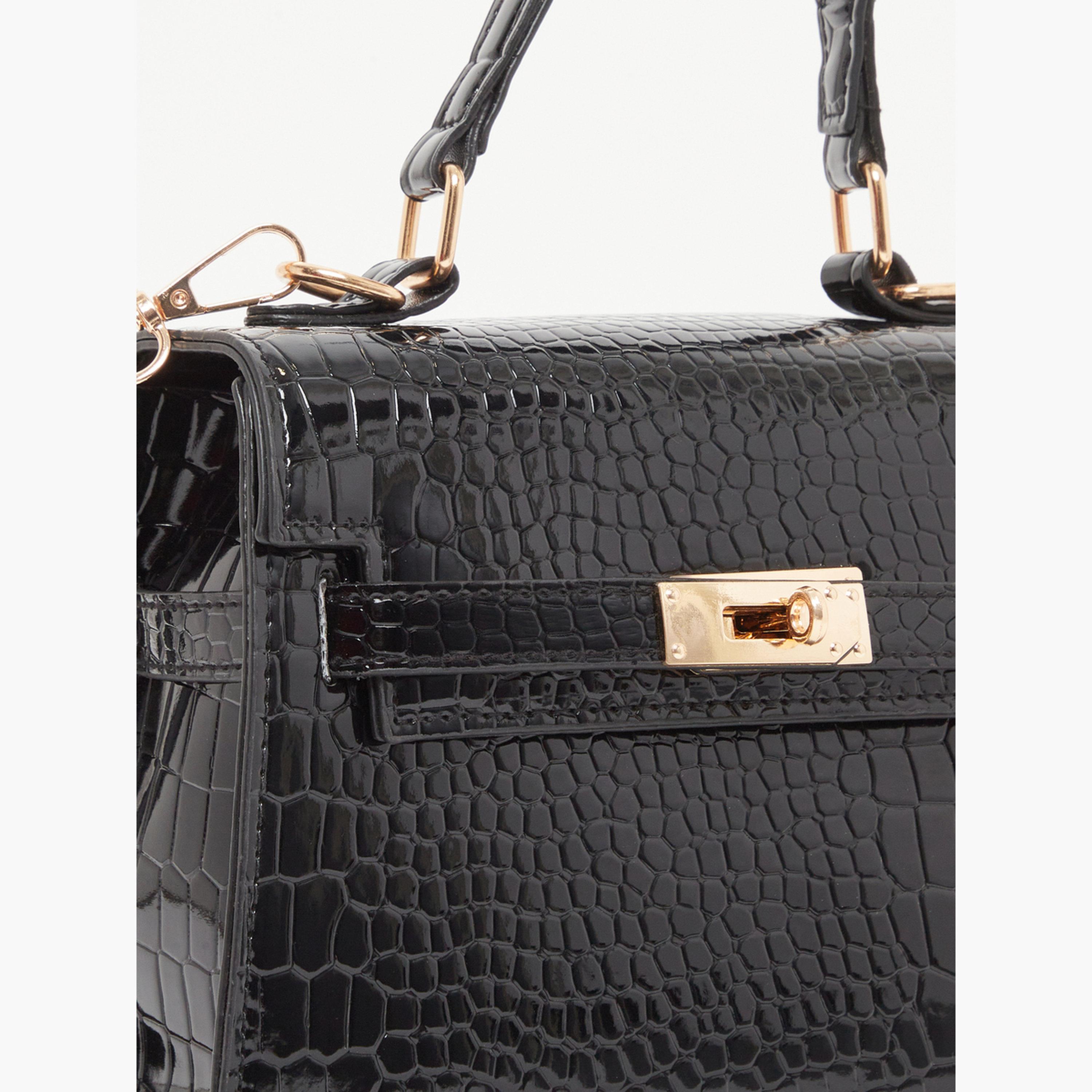 حقيبة يد بنقشة جلد التمساح-women-bagsandwallets-handbags-image-3