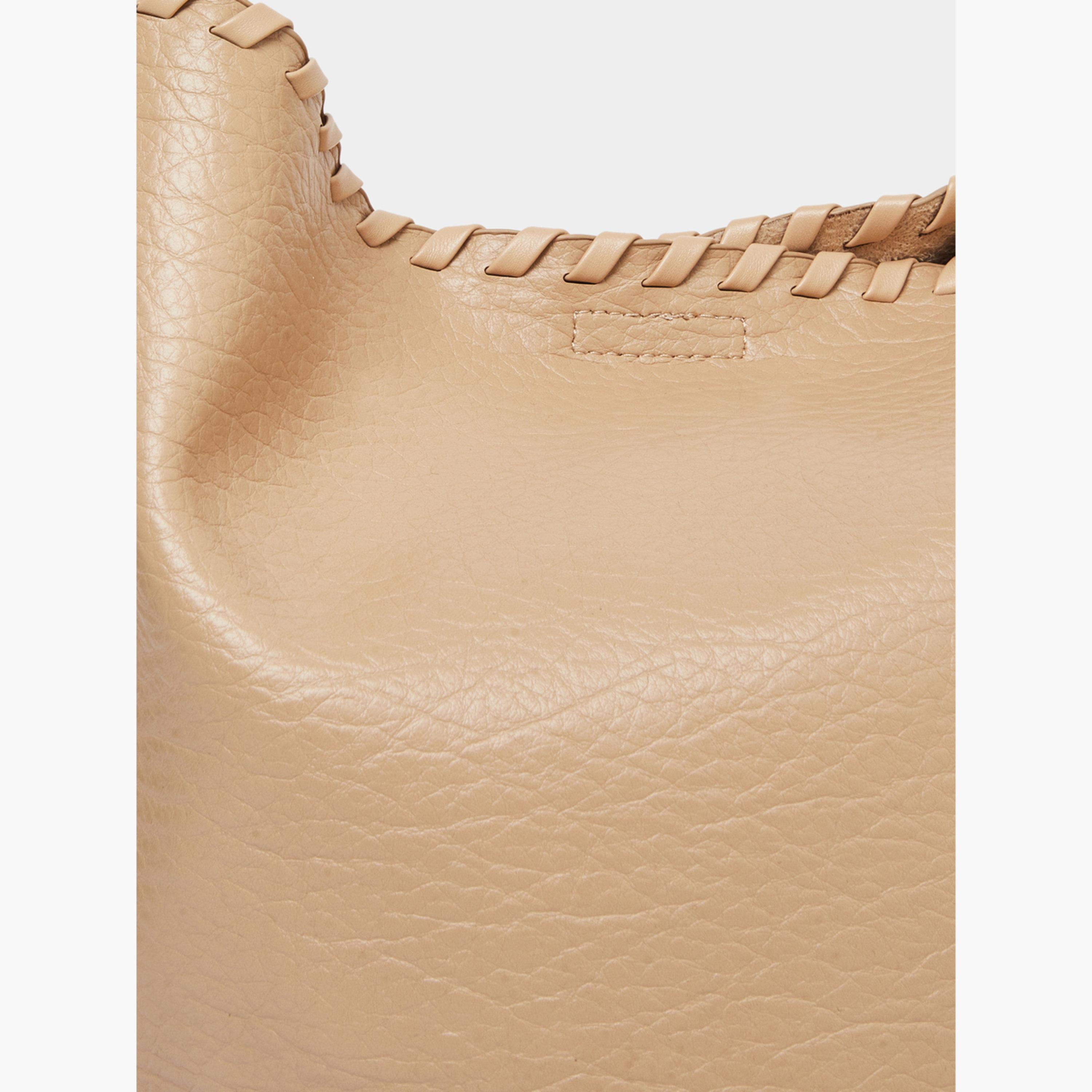 Styli Beige Braided Strap Shoulder Bag with Pouch-women-bagsandwallets-handbags-image-4