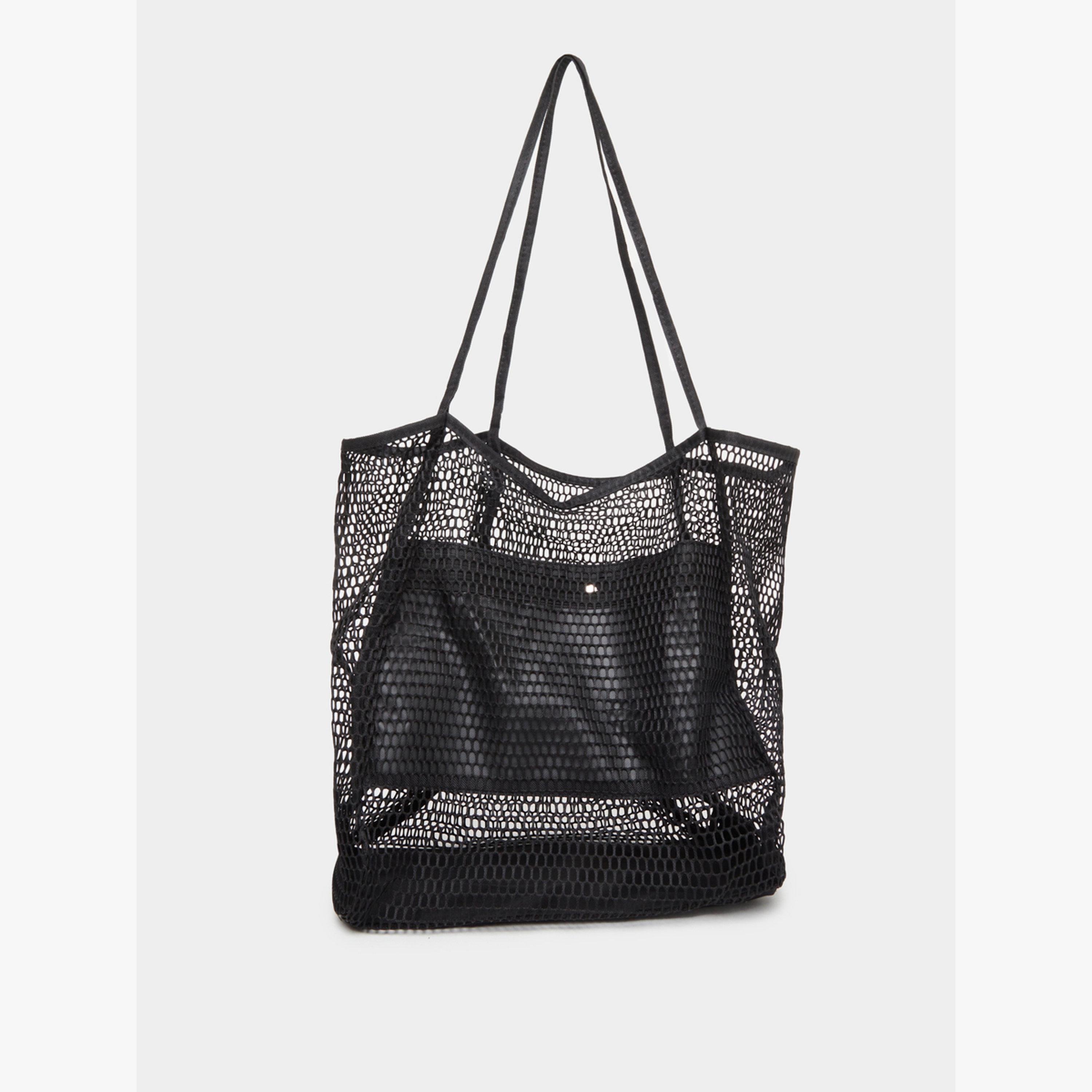 حقيبة شاطئ شبكية بتصميم توت-women-bagsandwallets-handbags-image-2