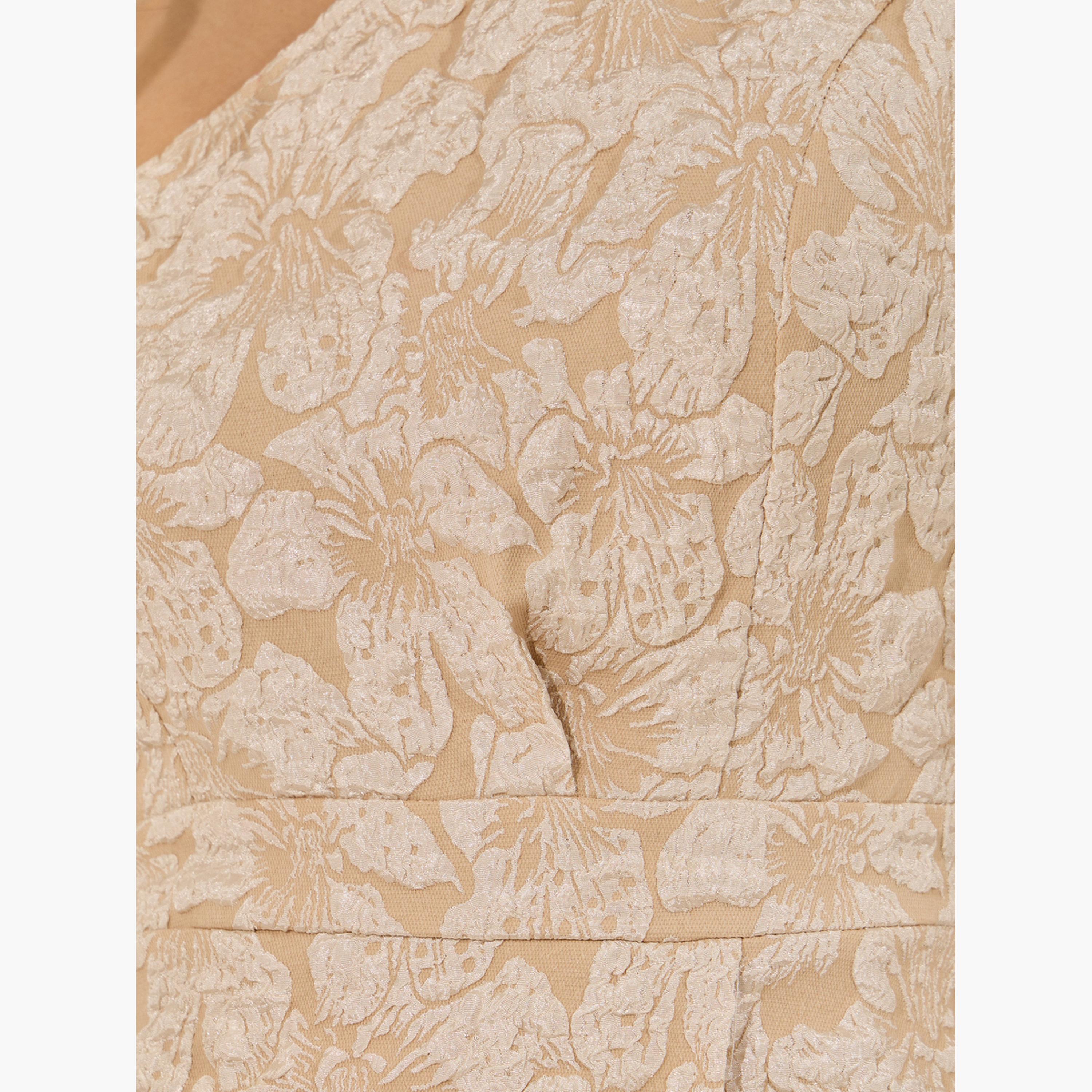 Styli Beige Jacquard Sleeveless Blouse-women-clothing-shirtsandblouses-blouses-image-4