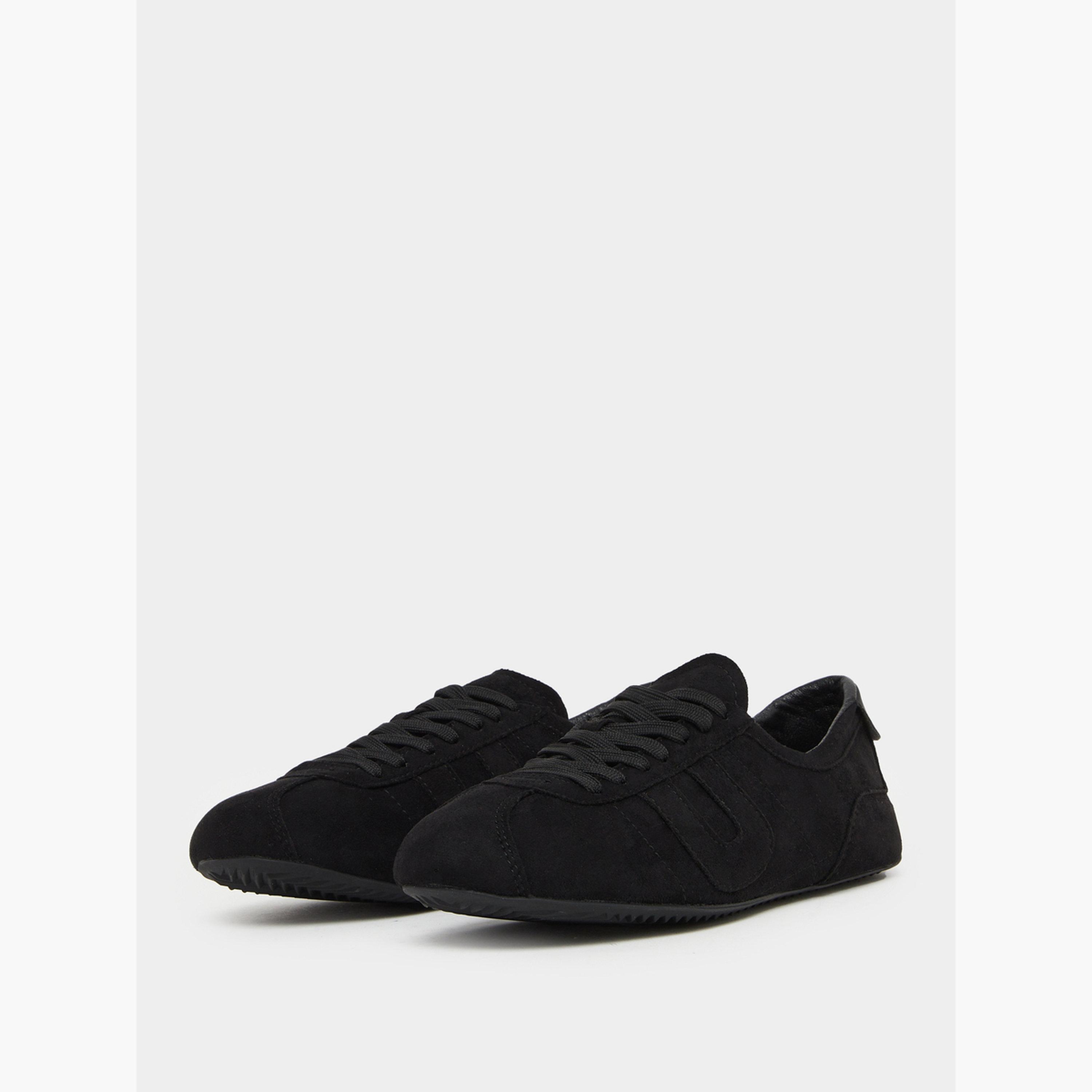 Styli Women Black Retro Style Sneakers-women-shoes-sneakers-image-1
