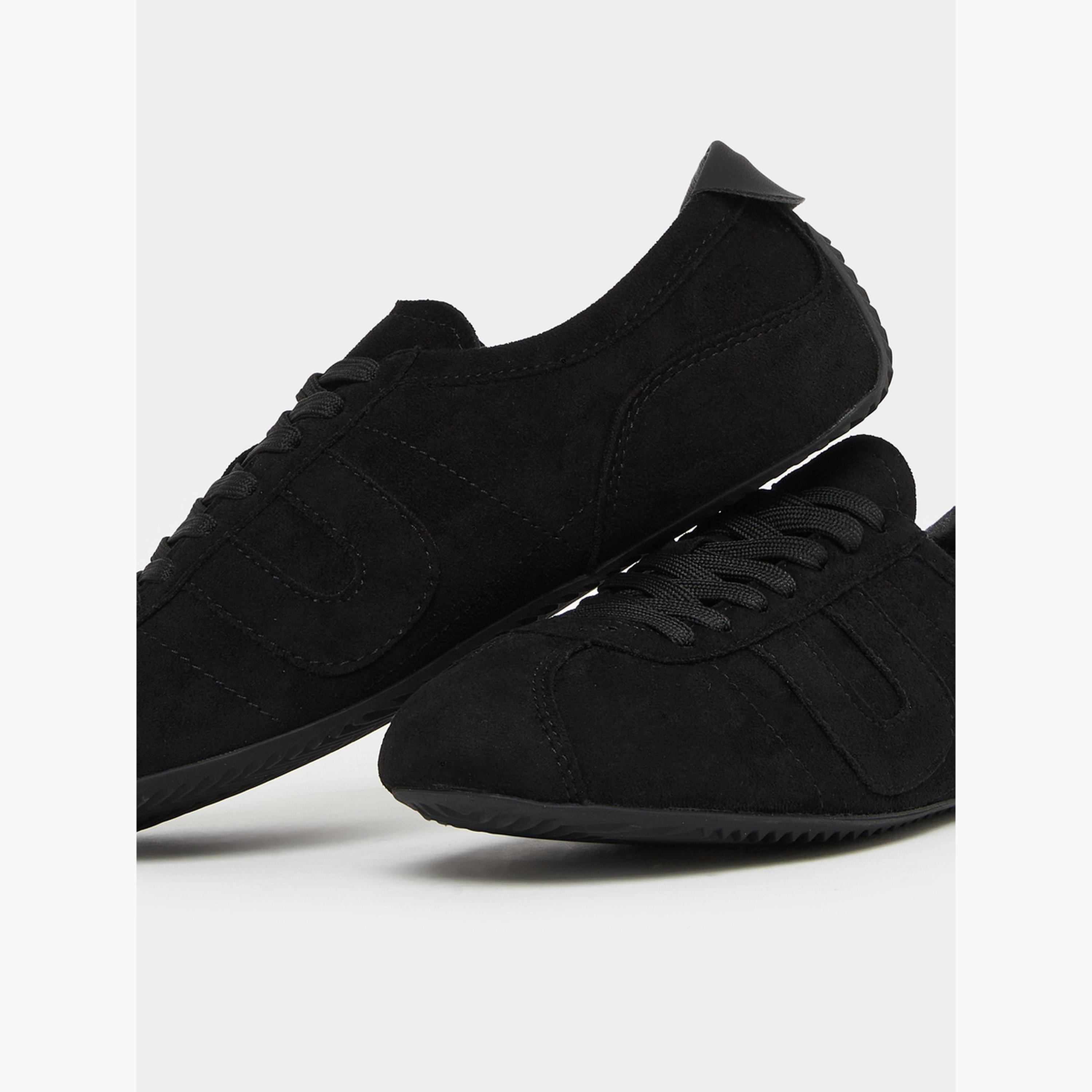 Styli Women Black Retro Style Sneakers-women-shoes-sneakers-image-3