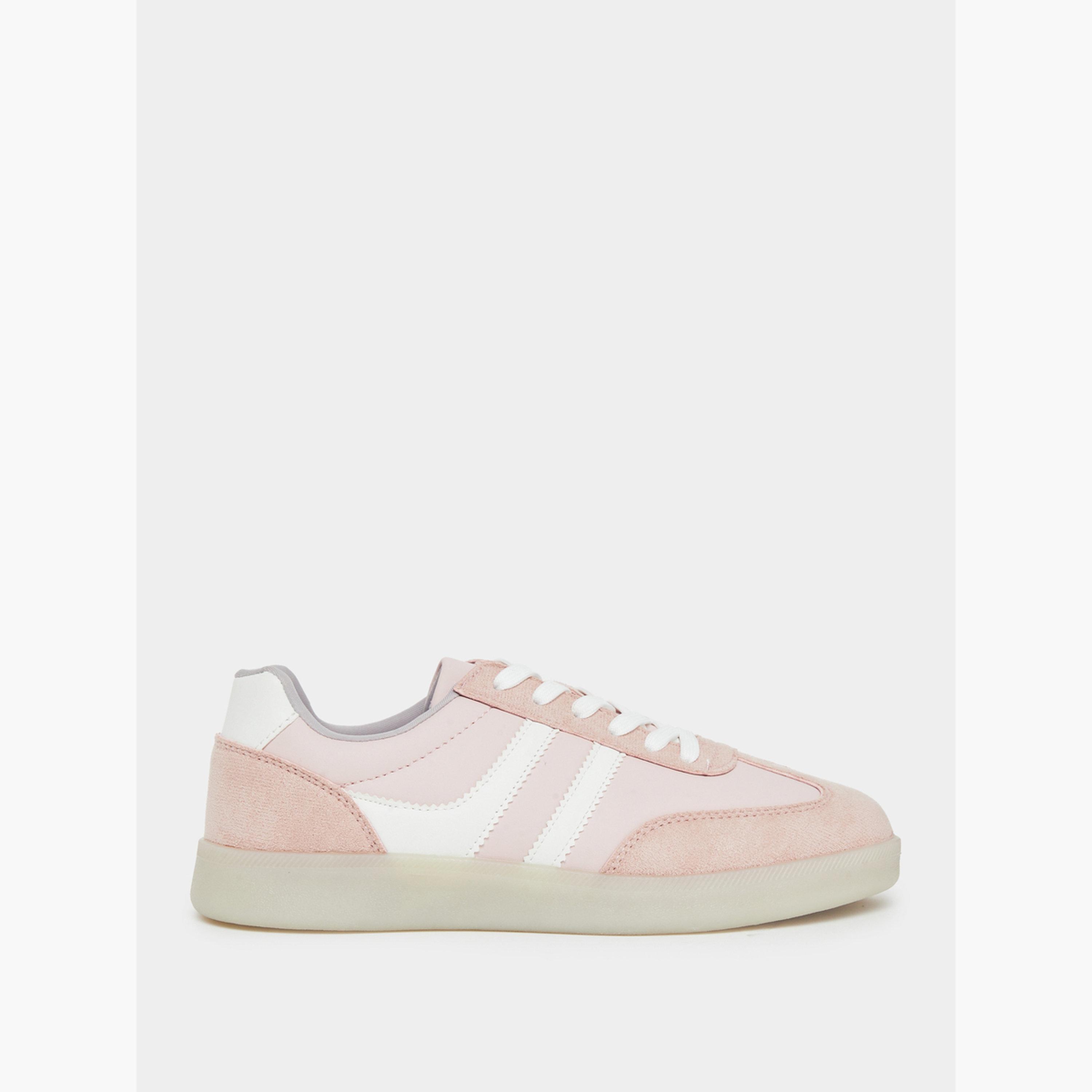 Styli Women Pink Retro Style Sneakers-women-shoes-sneakers-image-2